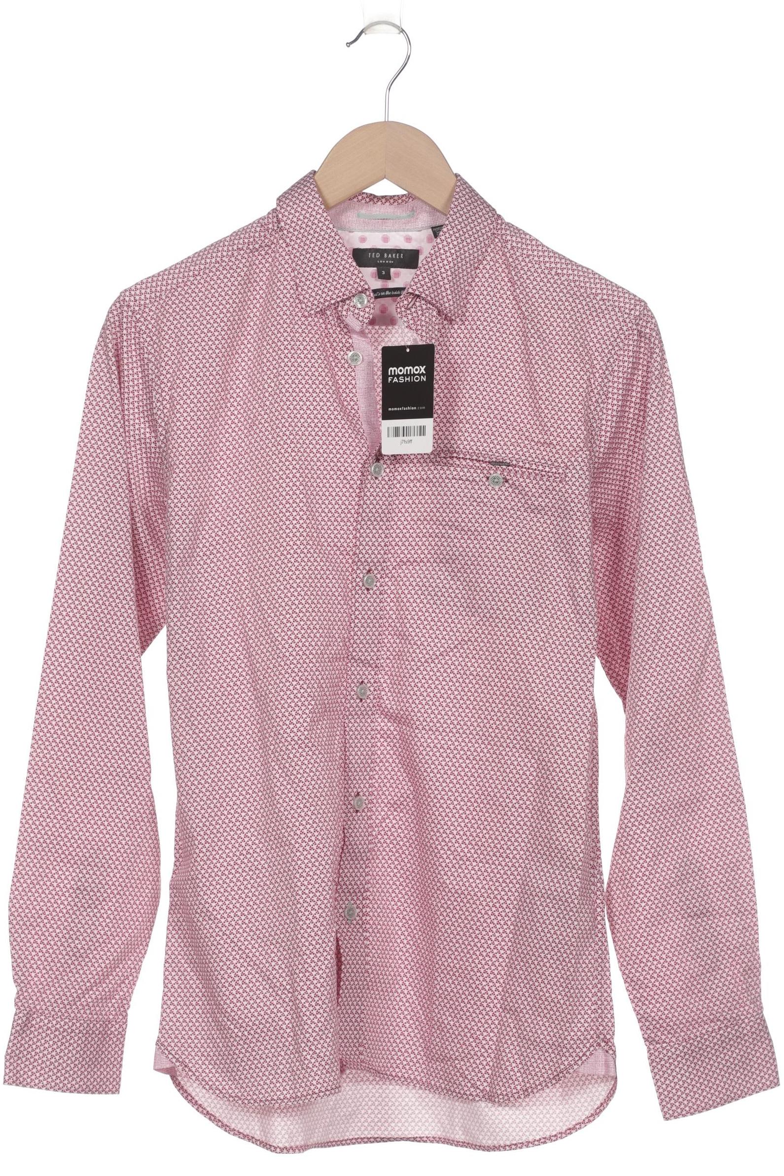 

TED Baker Herren Hemd, bordeaux, Gr. 48