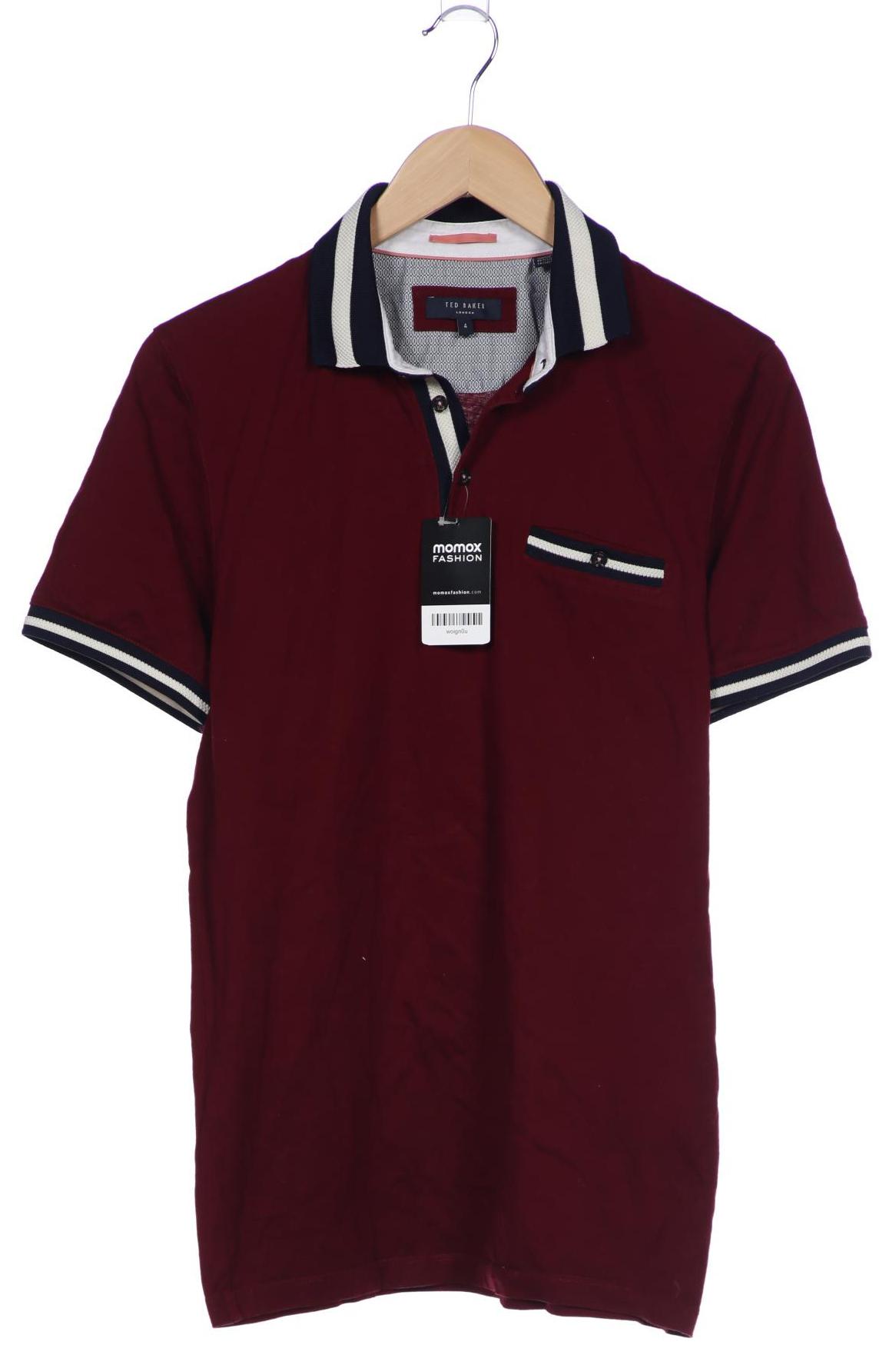 

TED Baker Herren Poloshirt, bordeaux, Gr. 52