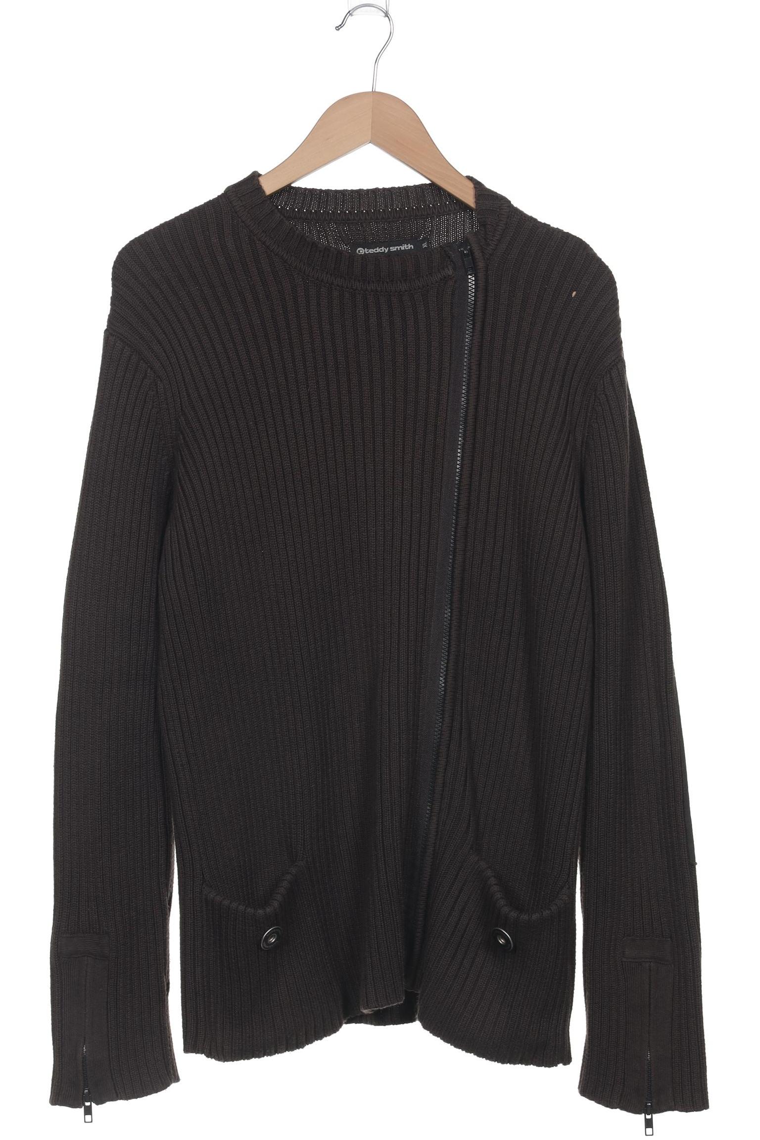 

Teddy Smith Herren Strickjacke, grau, Gr. 54