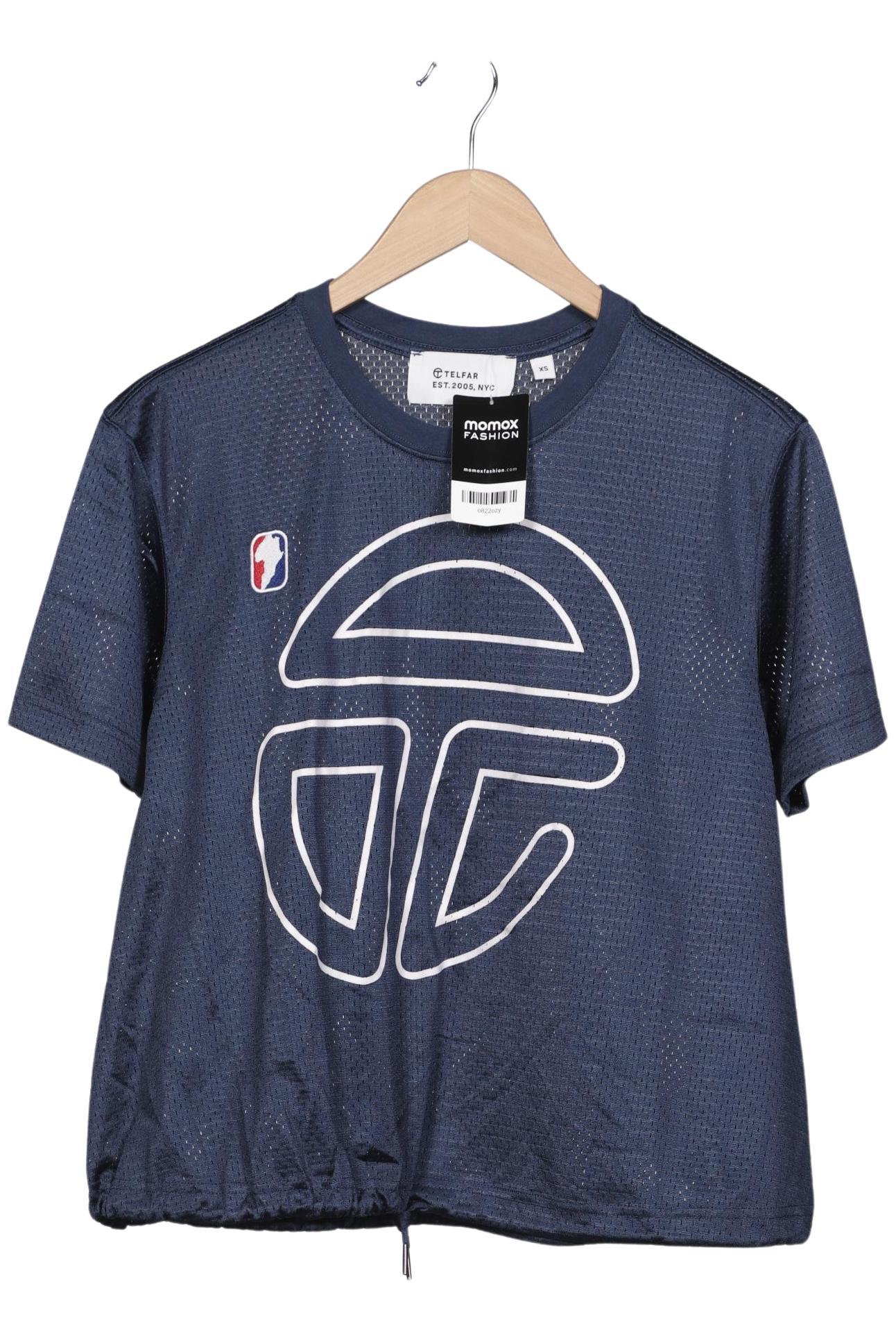 

Telfar Damen T-Shirt, marineblau, Gr. 34