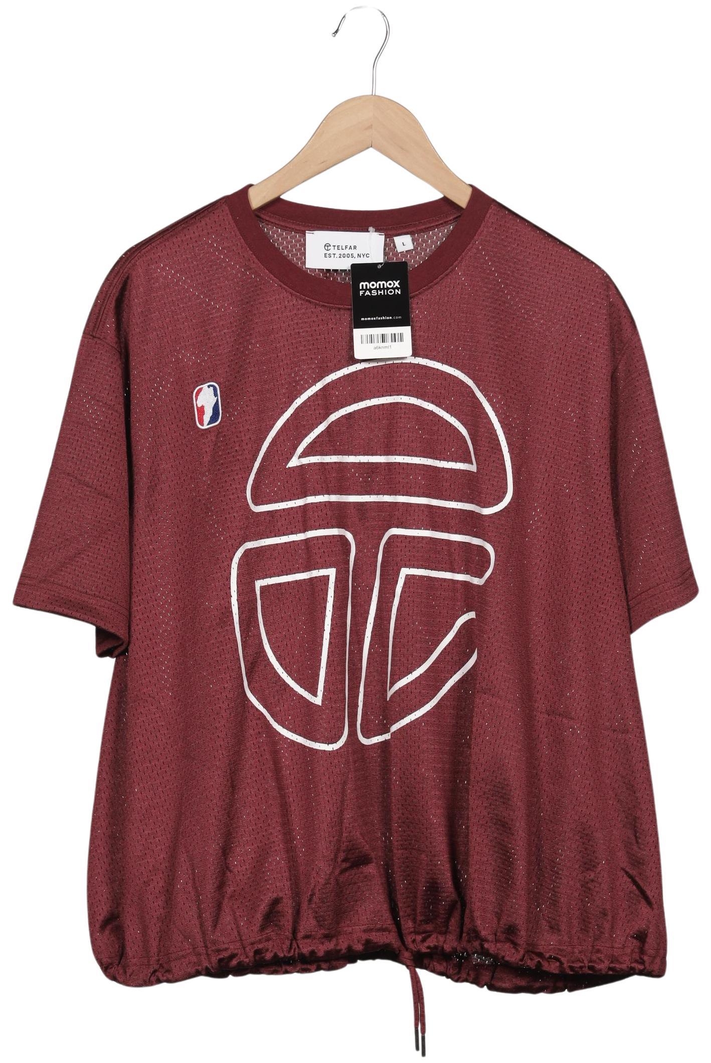

Telfar Herren T-Shirt, bordeaux, Gr. 52