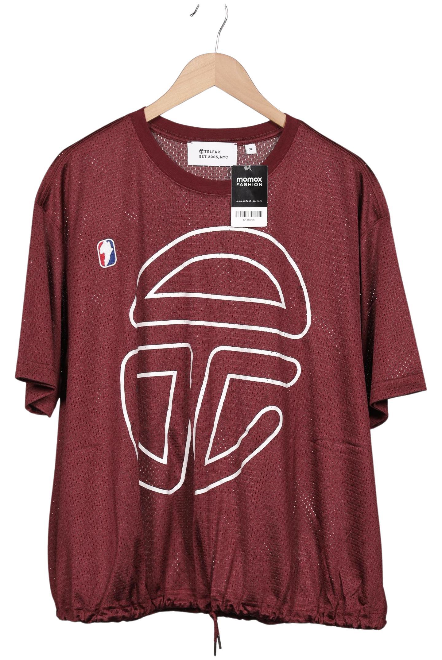 

Telfar Herren T-Shirt, bordeaux, Gr. 54
