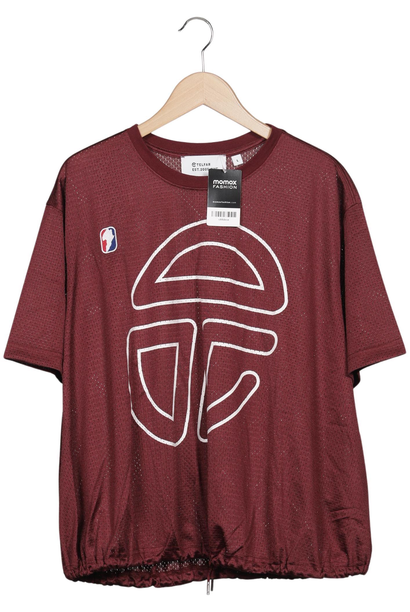 

Telfar Herren T-Shirt, bordeaux, Gr. 52