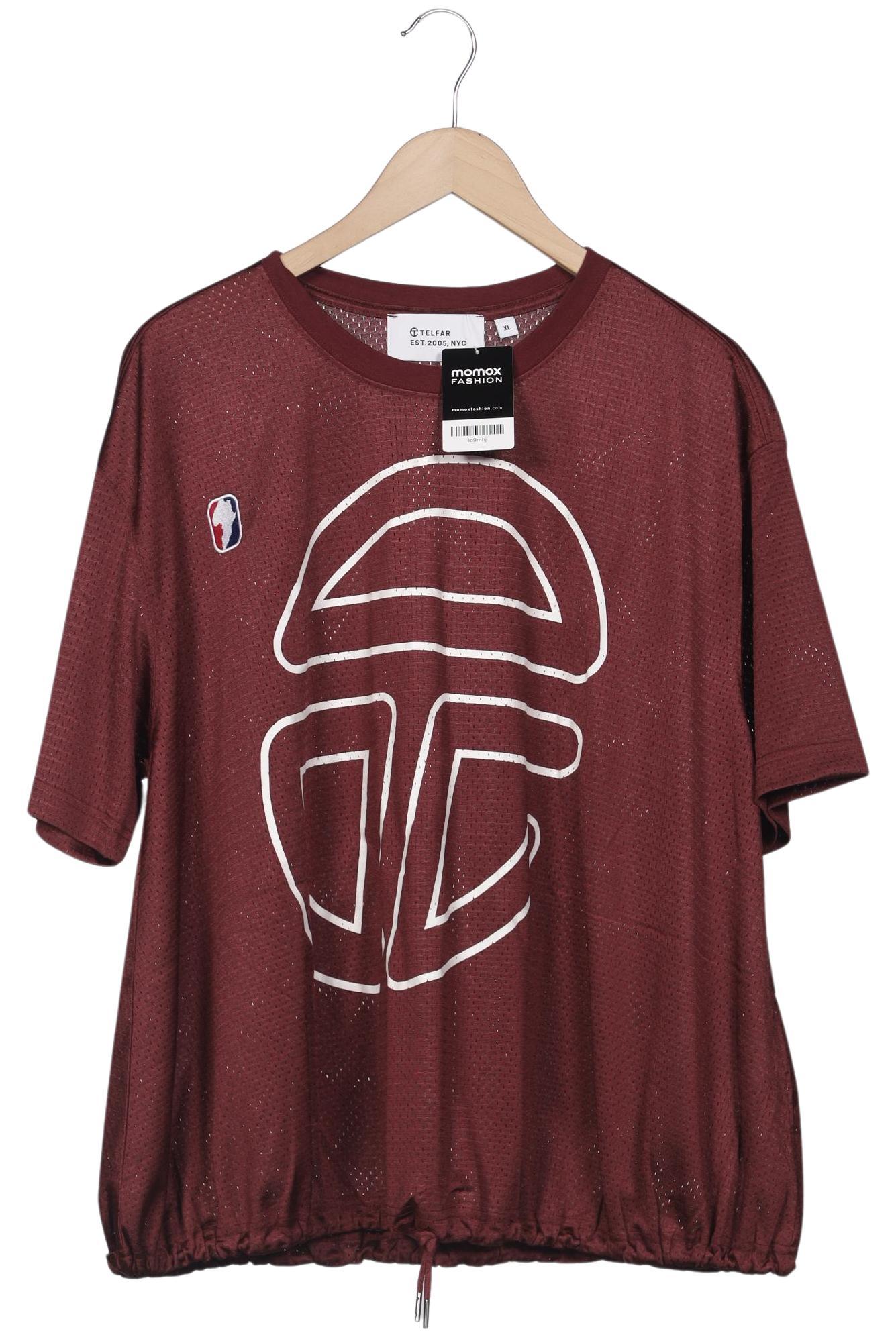 

Telfar Herren T-Shirt, bordeaux, Gr. 54