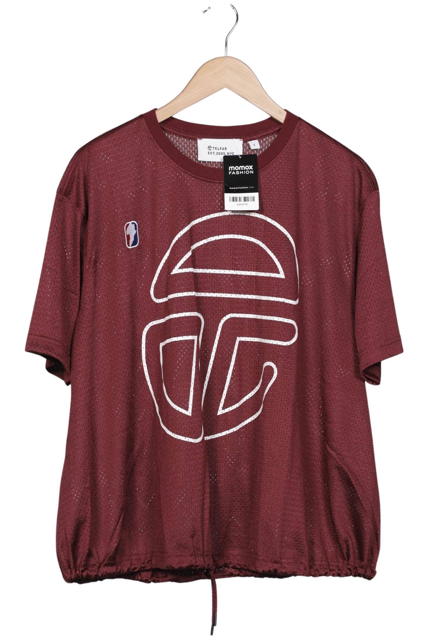 

Telfar Herren T-Shirt, bordeaux, Gr. 52