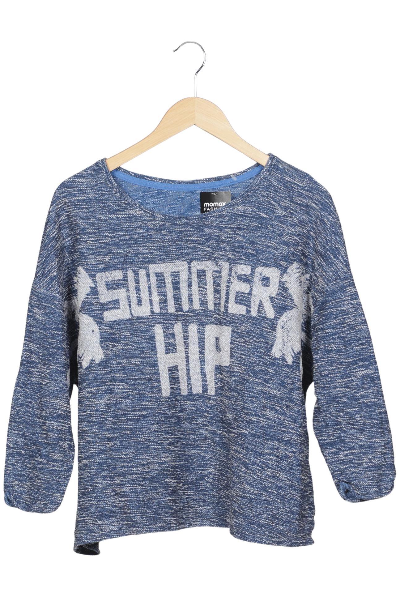 

the hip tee Damen Pullover, blau, Gr. 38