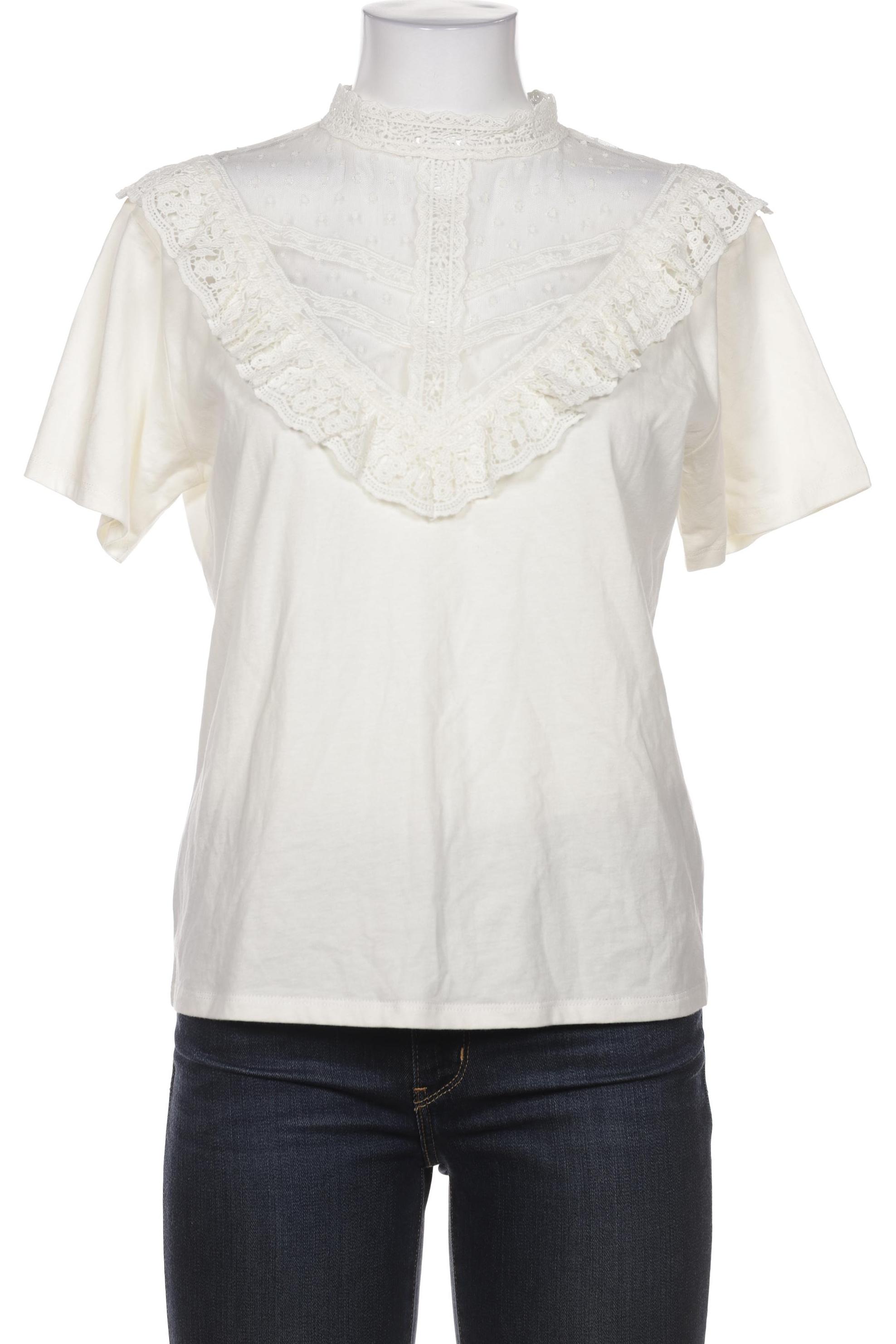 

The Kooples Damen T-Shirt, cremeweiß, Gr. 38