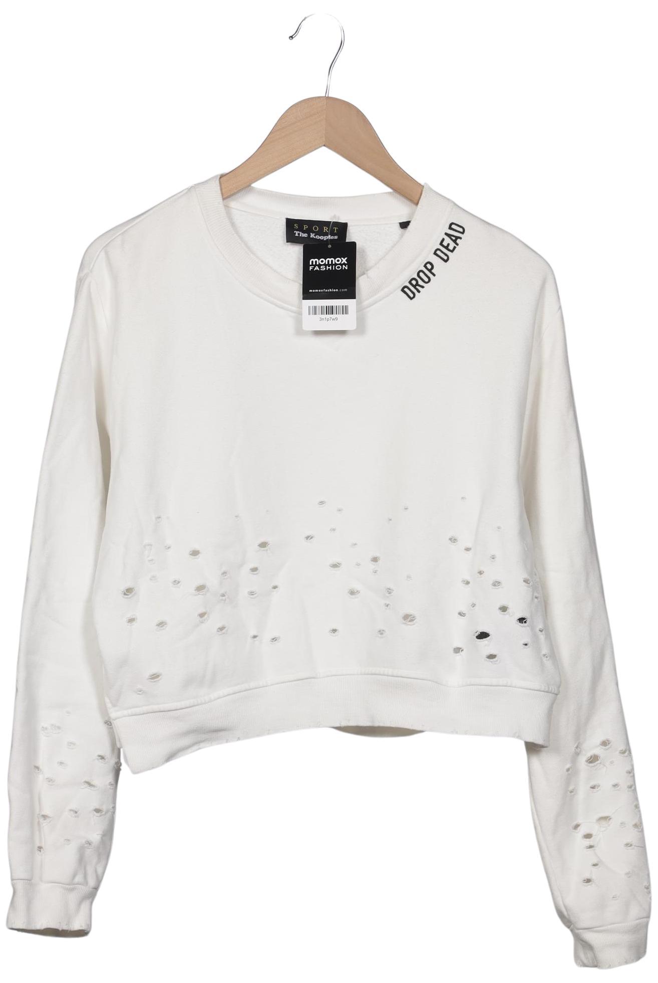 

The Kooples Damen Sweatshirt, weiß, Gr. 38