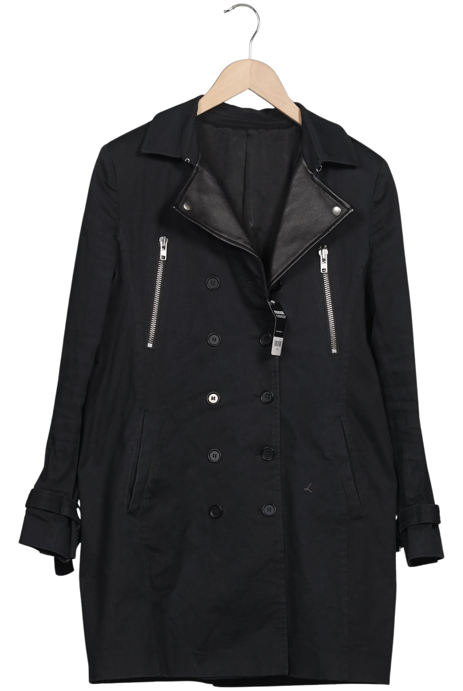 

The Kooples Damen Mantel, schwarz, Gr. 42