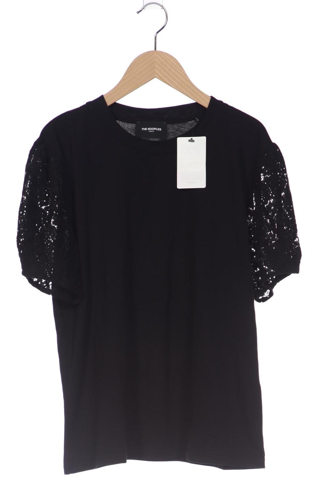 

The Kooples Damen T-Shirt, schwarz, Gr. 40