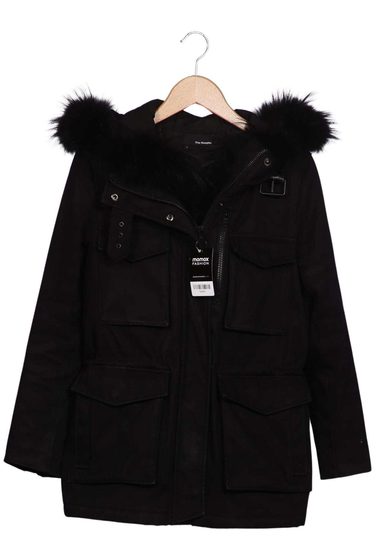 

The Kooples Damen Mantel, schwarz, Gr. 34