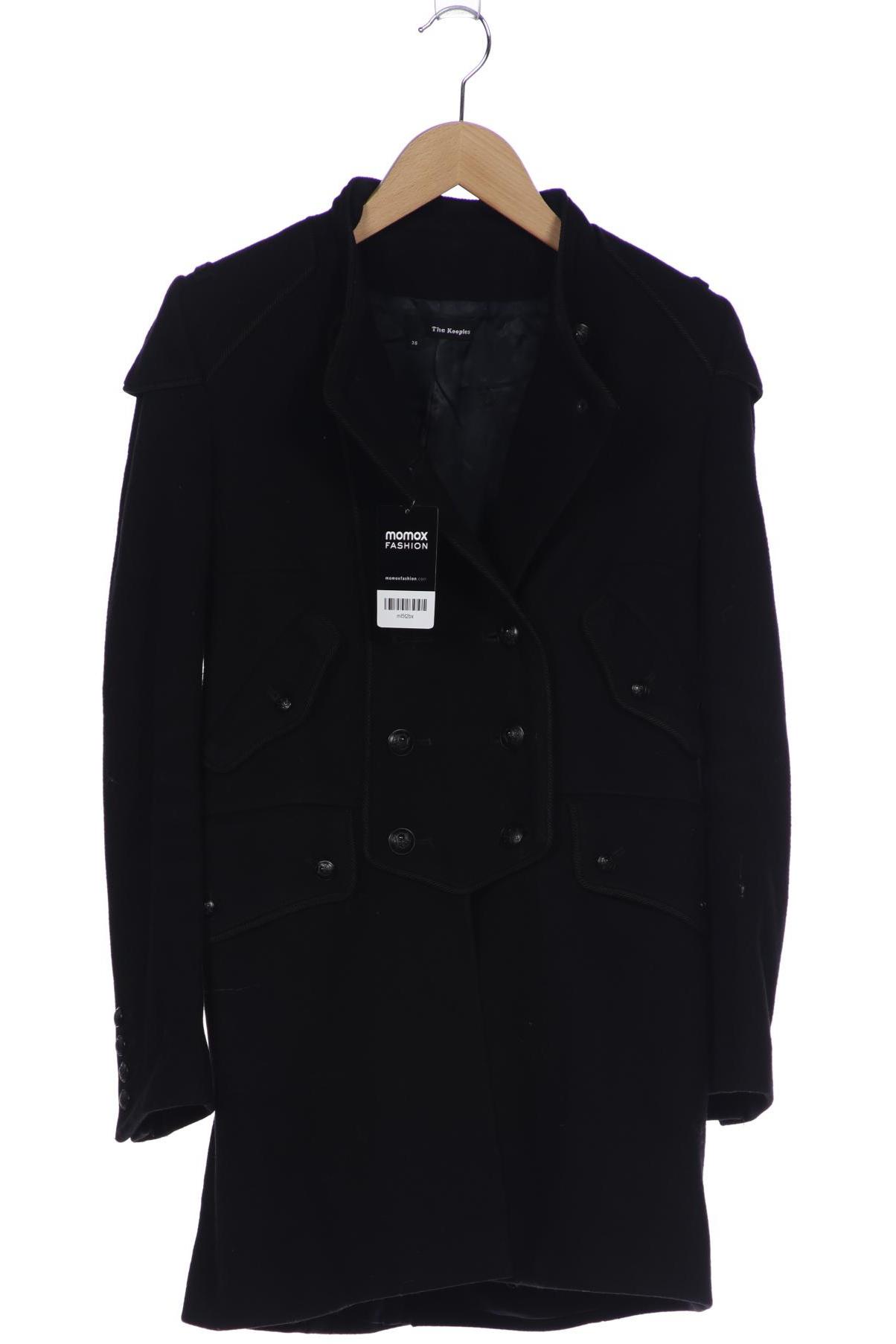 

The Kooples Damen Mantel, schwarz, Gr. 36