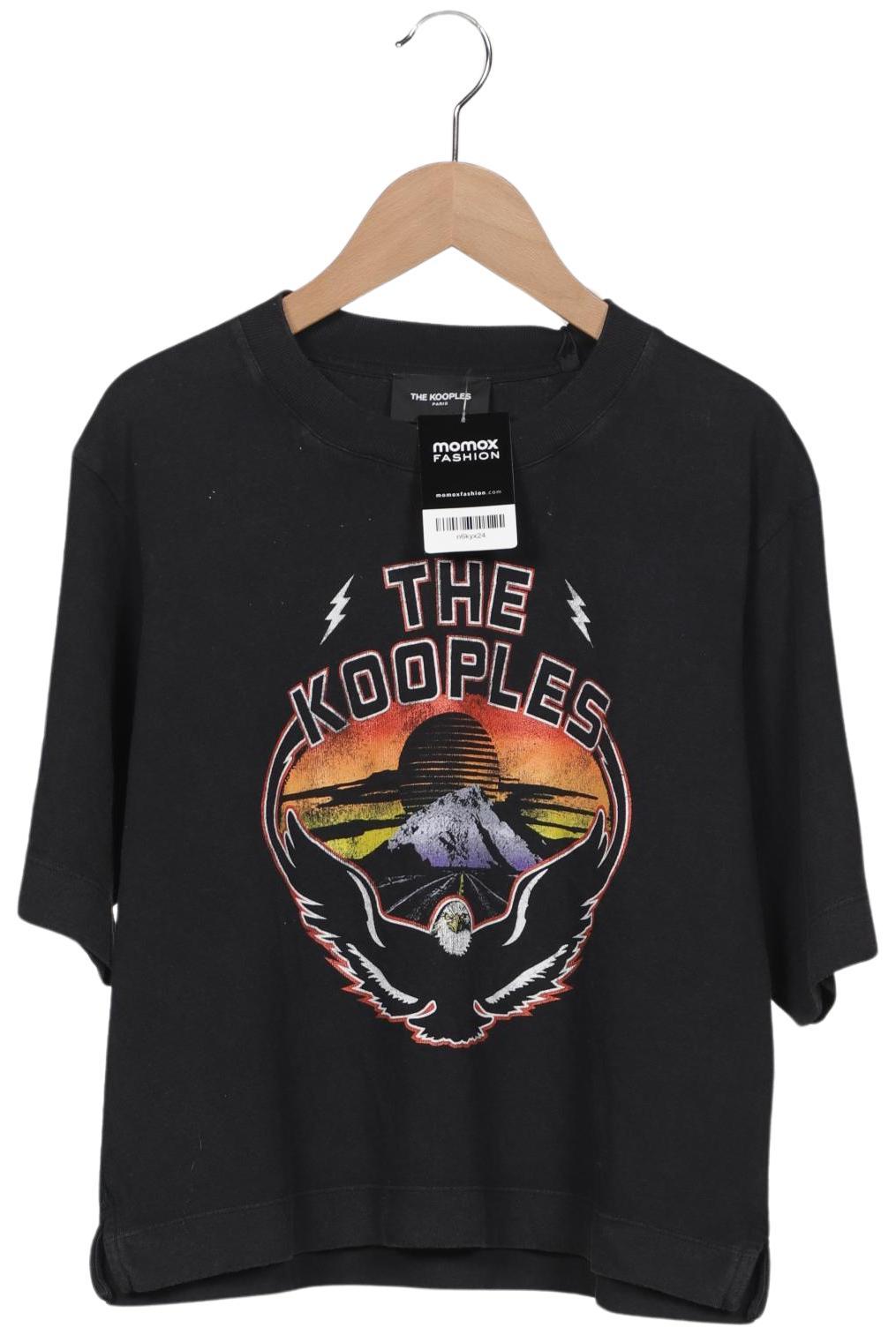 

The Kooples Damen T-Shirt, schwarz, Gr. 38
