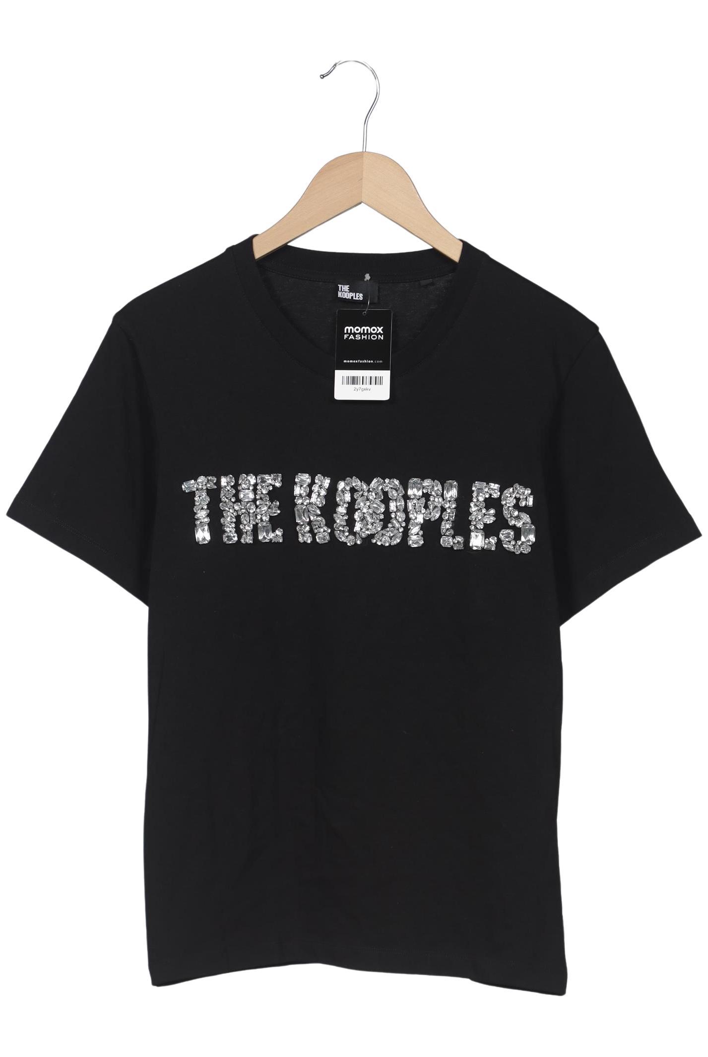 

The Kooples Damen T-Shirt, schwarz, Gr. 38