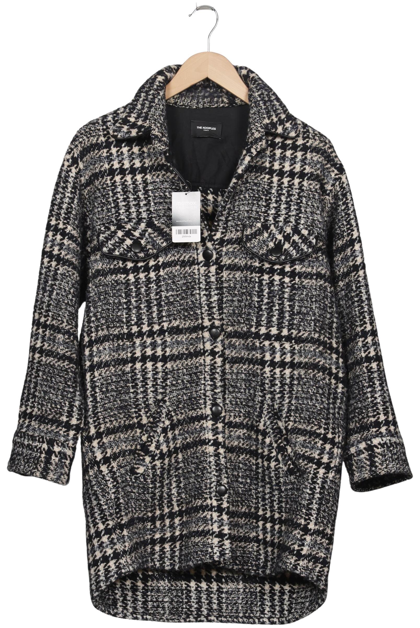 

The Kooples Damen Mantel, schwarz, Gr. 38