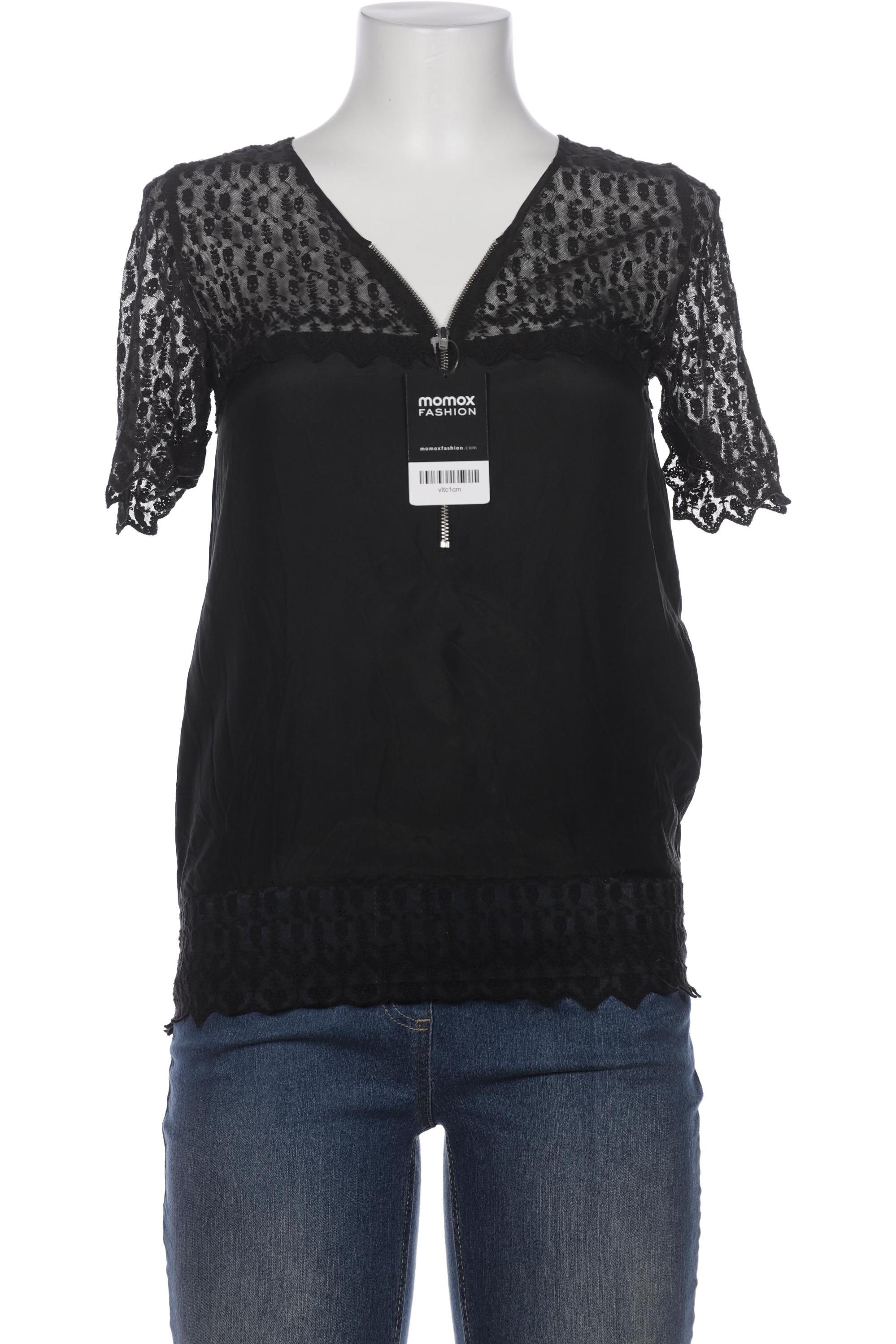 

The Kooples Damen Bluse, schwarz, Gr. 36