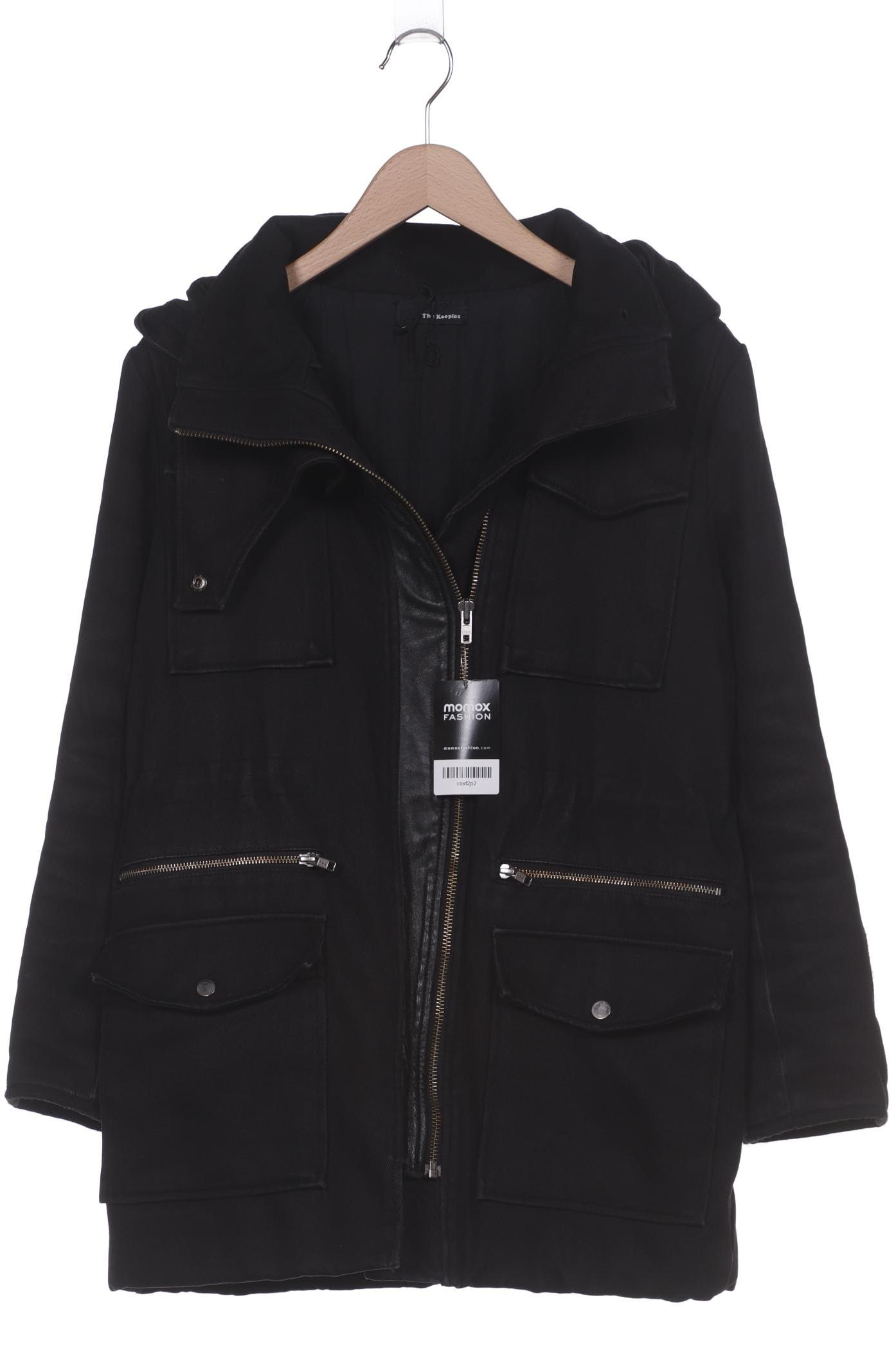 

The Kooples Damen Mantel, schwarz, Gr. 38