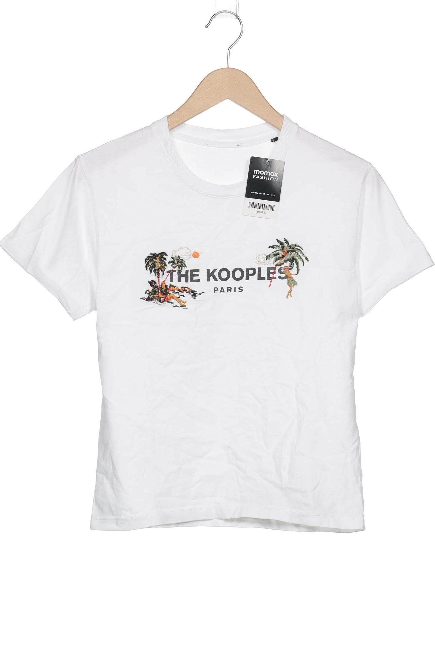 

The Kooples Damen T-Shirt, weiß, Gr. 36