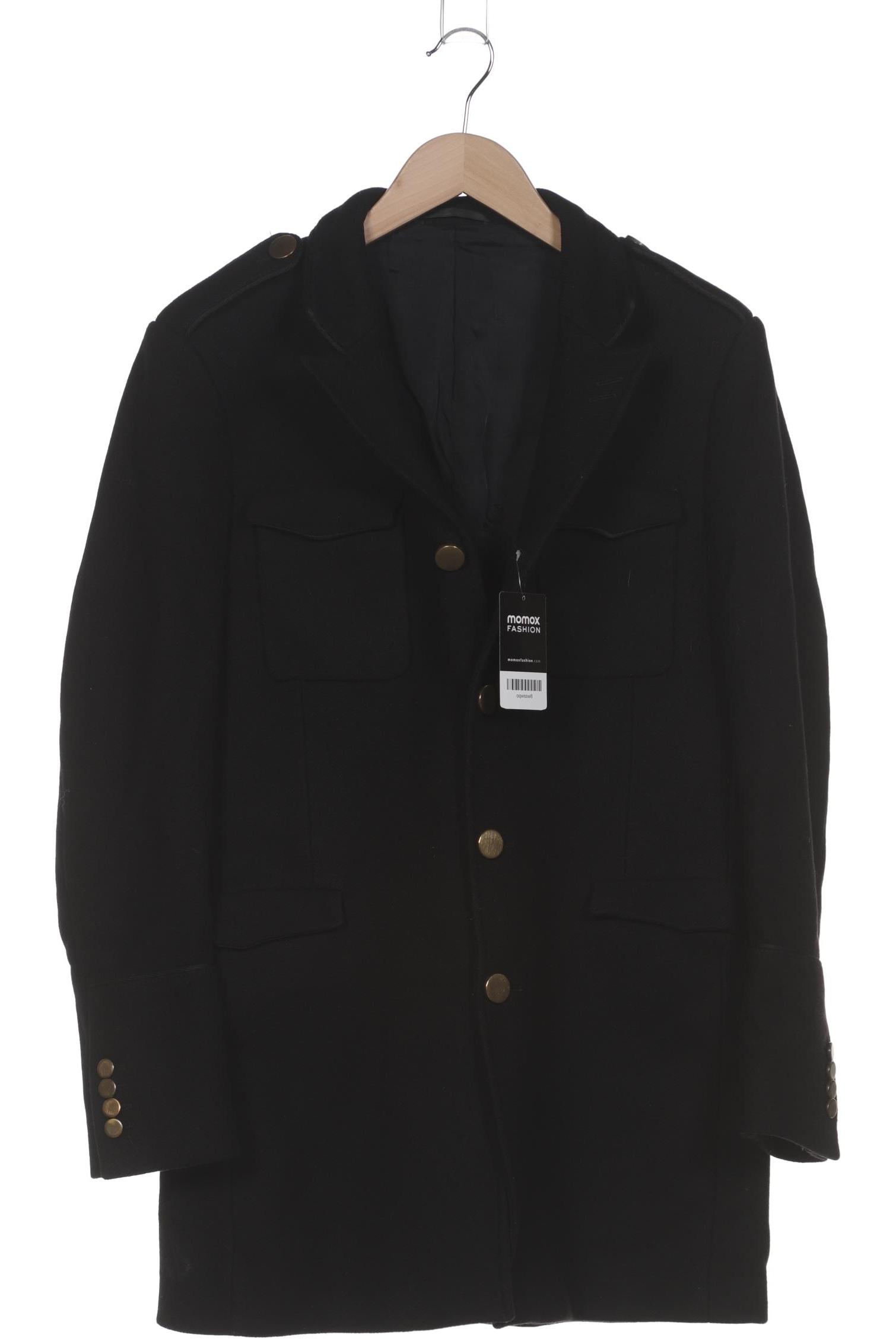 

The Kooples Herren Mantel, schwarz, Gr. 46
