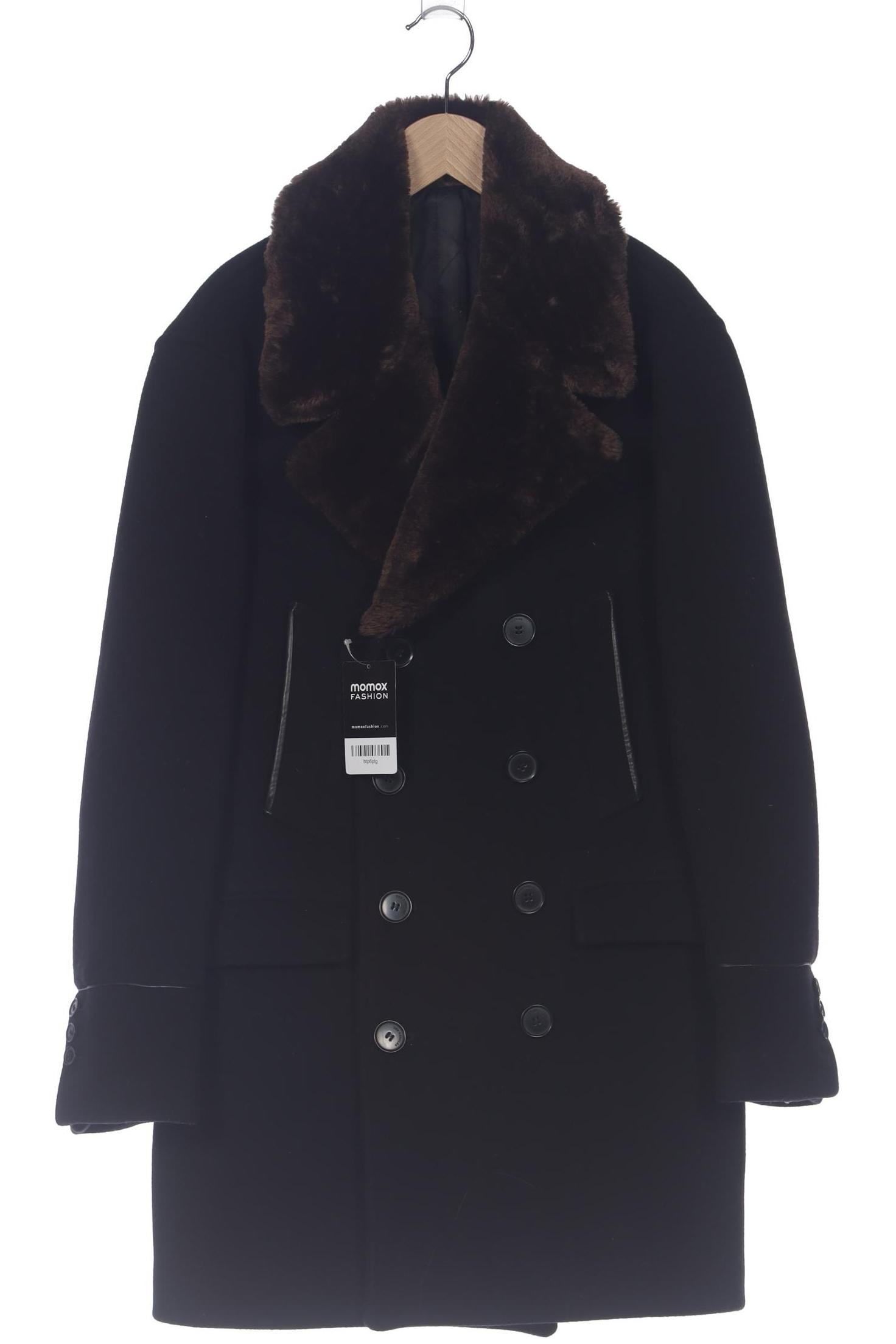 

The Kooples Herren Mantel, schwarz, Gr. 46