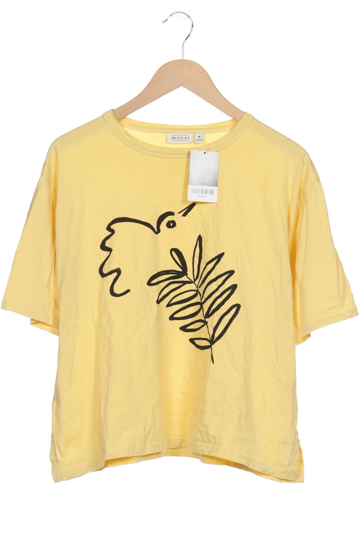 

The Masai Clothing Company Damen T-Shirt, gelb, Gr. 38