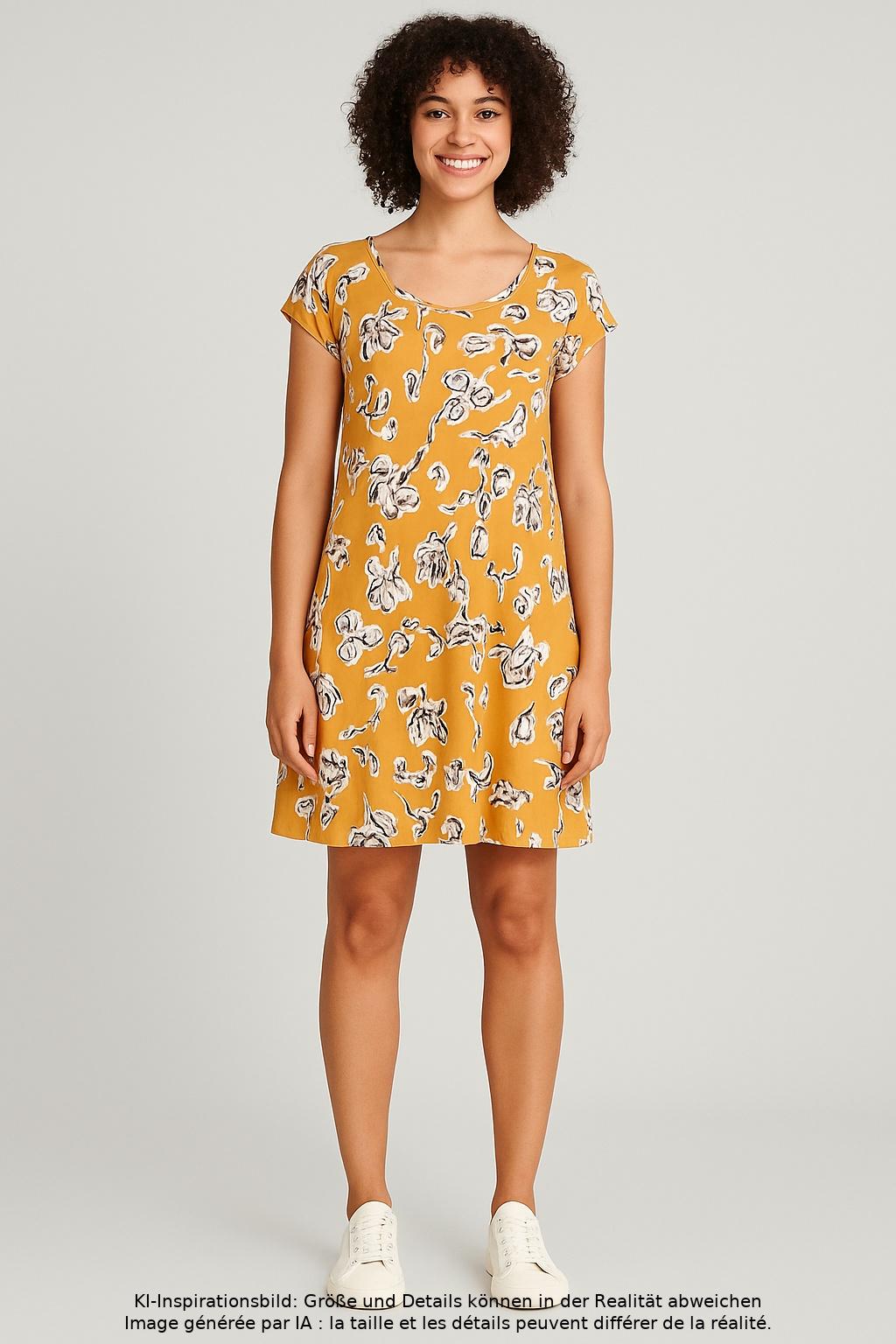 

The Masai Clothing Company Damen Kleid, gelb, Gr. 42