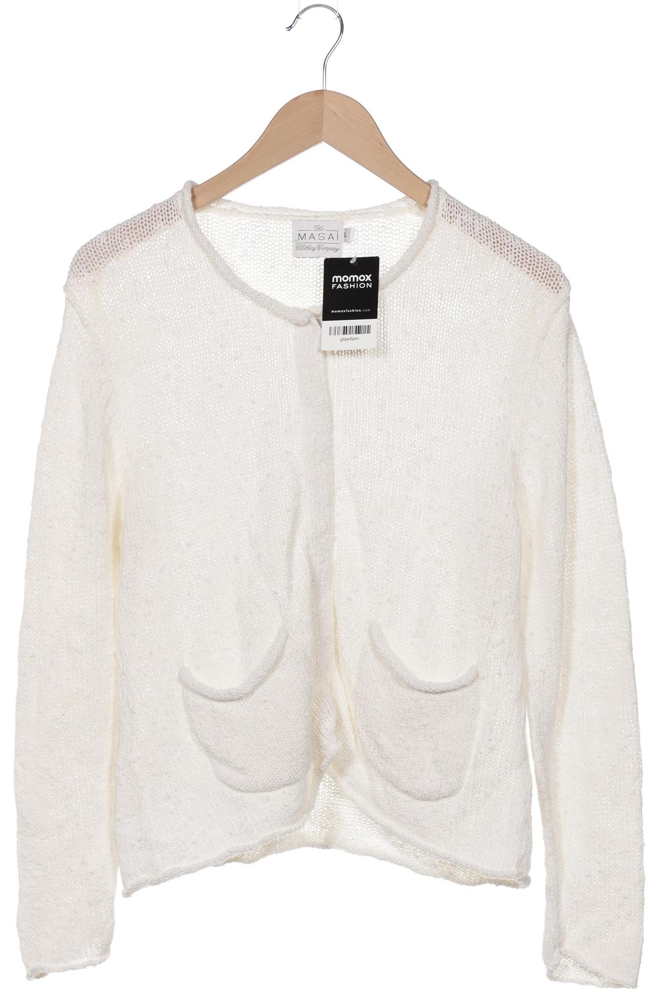 

The Masai Clothing Company Damen Strickjacke, weiß, Gr. 42