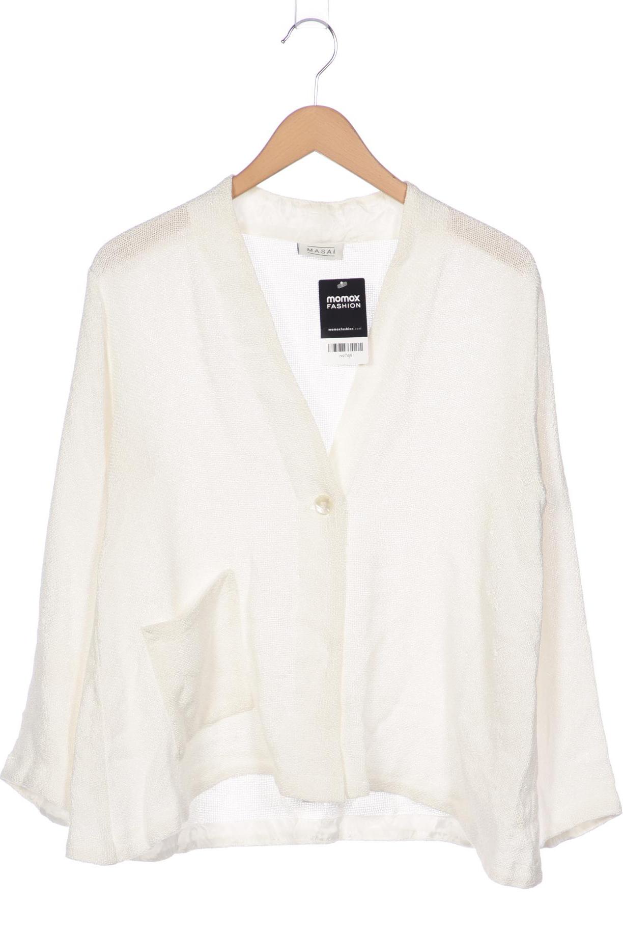 

The Masai Clothing Company Damen Strickjacke, weiß, Gr. 42