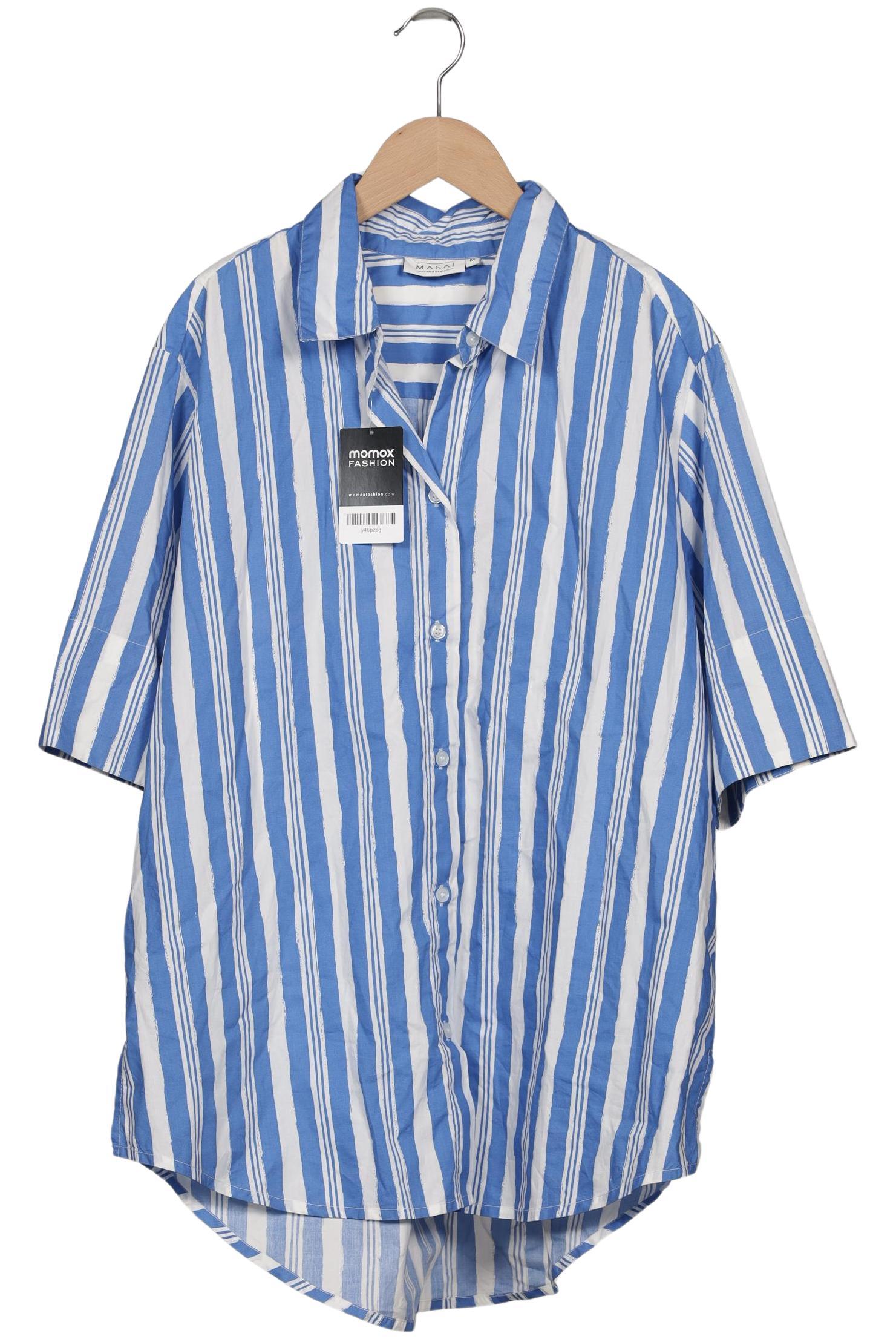 

The Masai Clothing Company Damen Bluse, blau, Gr. 38