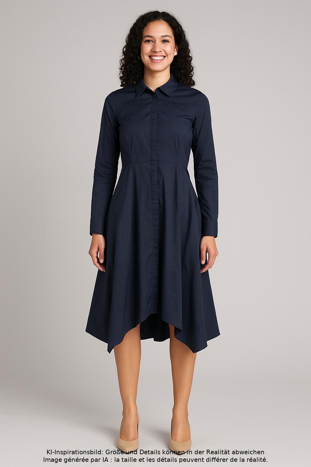 

THE Mercer N.y. Damen Kleid, marineblau, Gr. 38