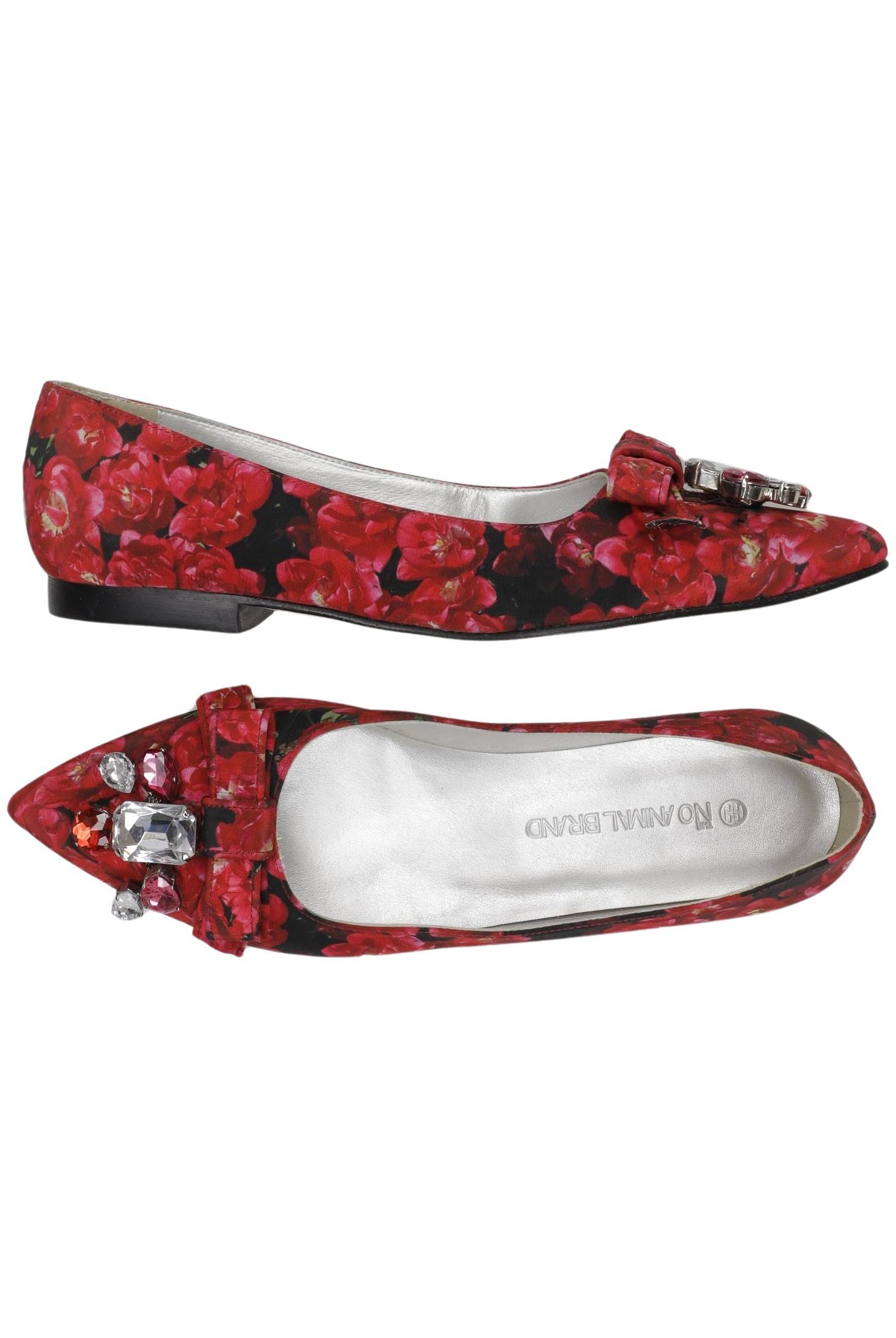 

The No Animal Brand Damen Ballerinas, rot, Gr. 39