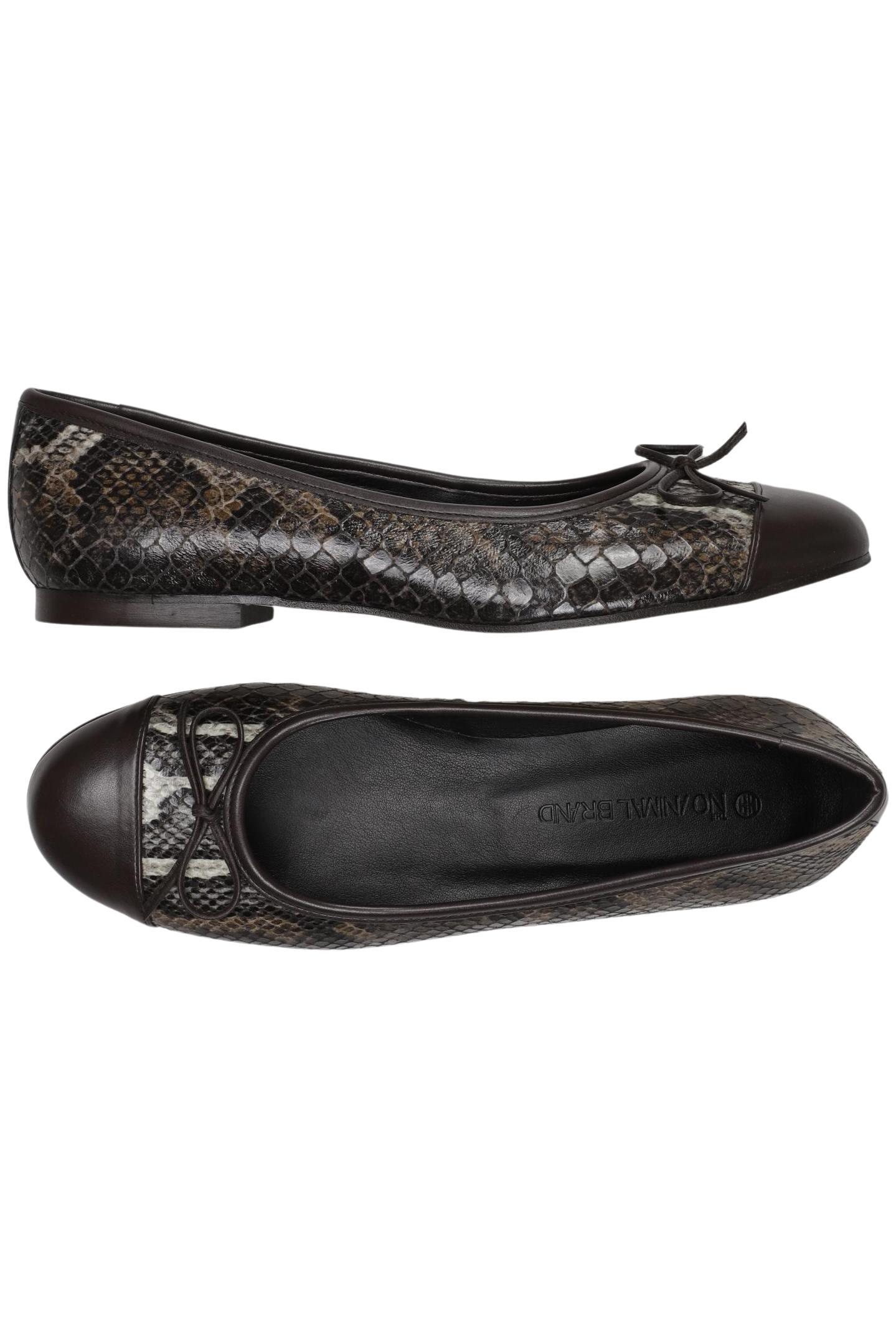 Thumbnail - The No Animal Brand Damen Ballerinas, braun, Gr. 39
