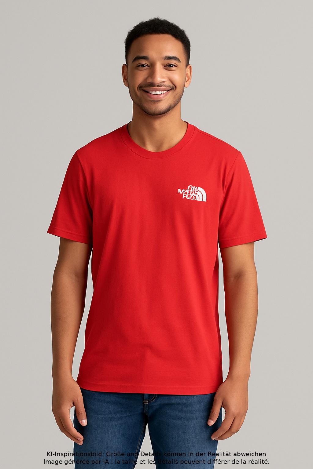

The North Face Herren T-Shirt, rot, Gr. 46