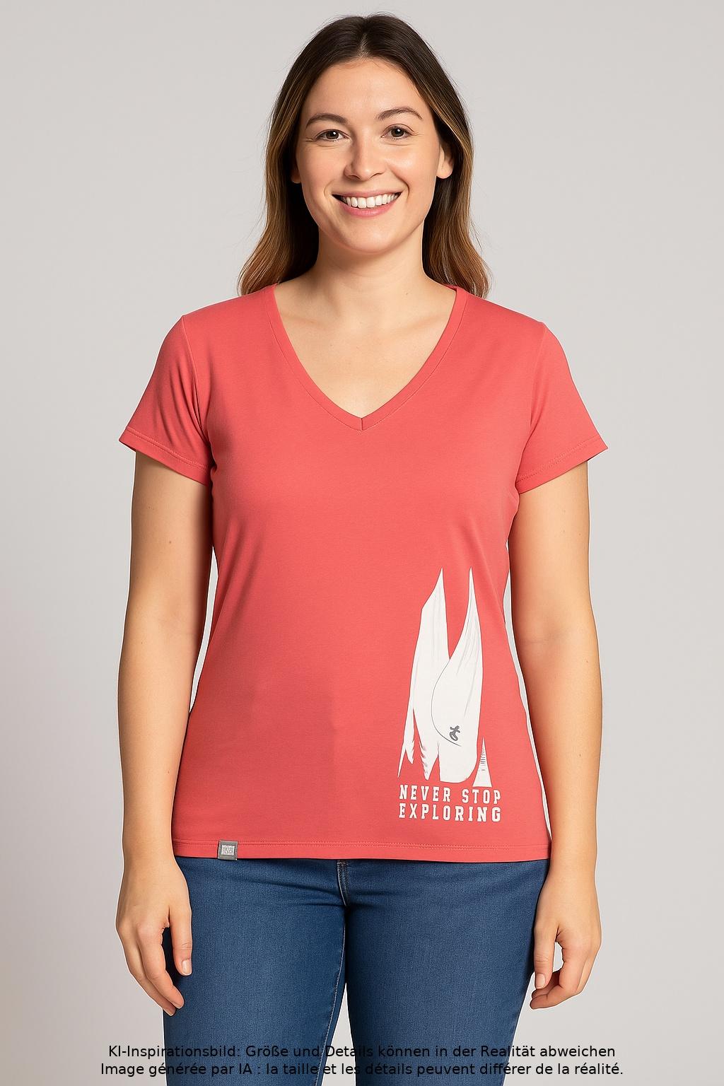 

The North Face Damen T-Shirt, rot, Gr. 44