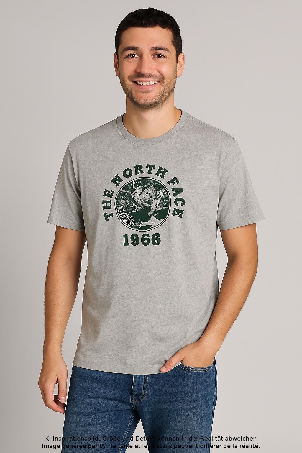 

The North Face Herren T-Shirt, grau, Gr. 48