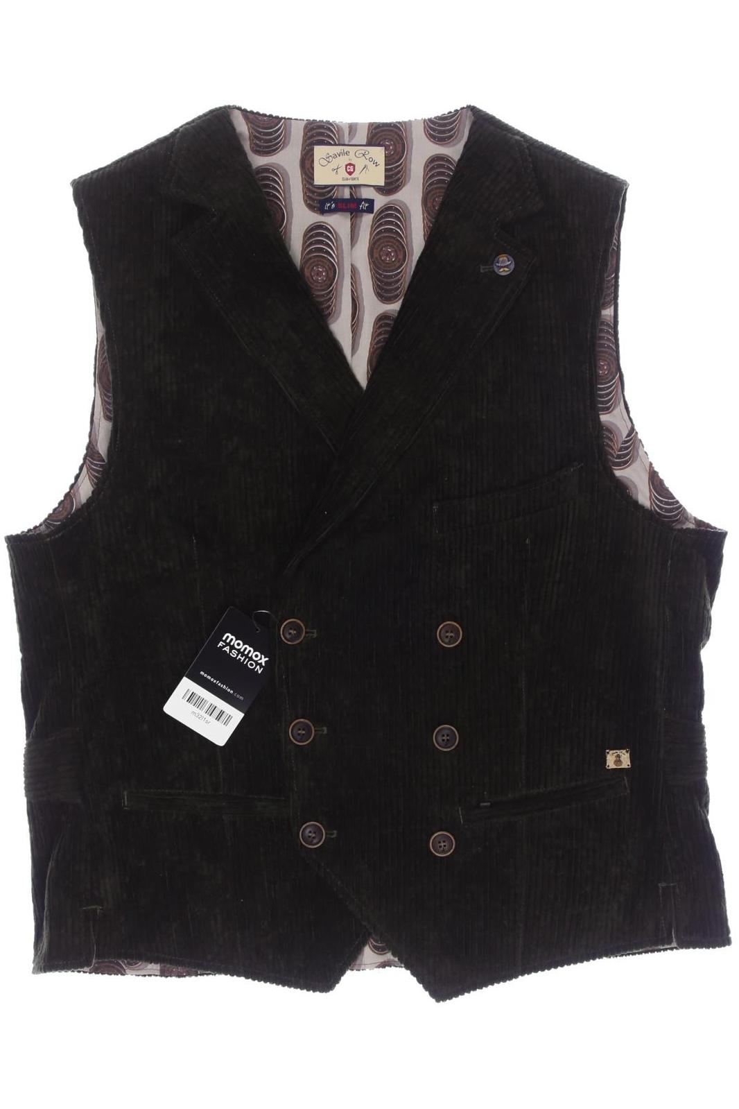 

THE Savile ROW Company Herren Weste, grün, Gr. 48