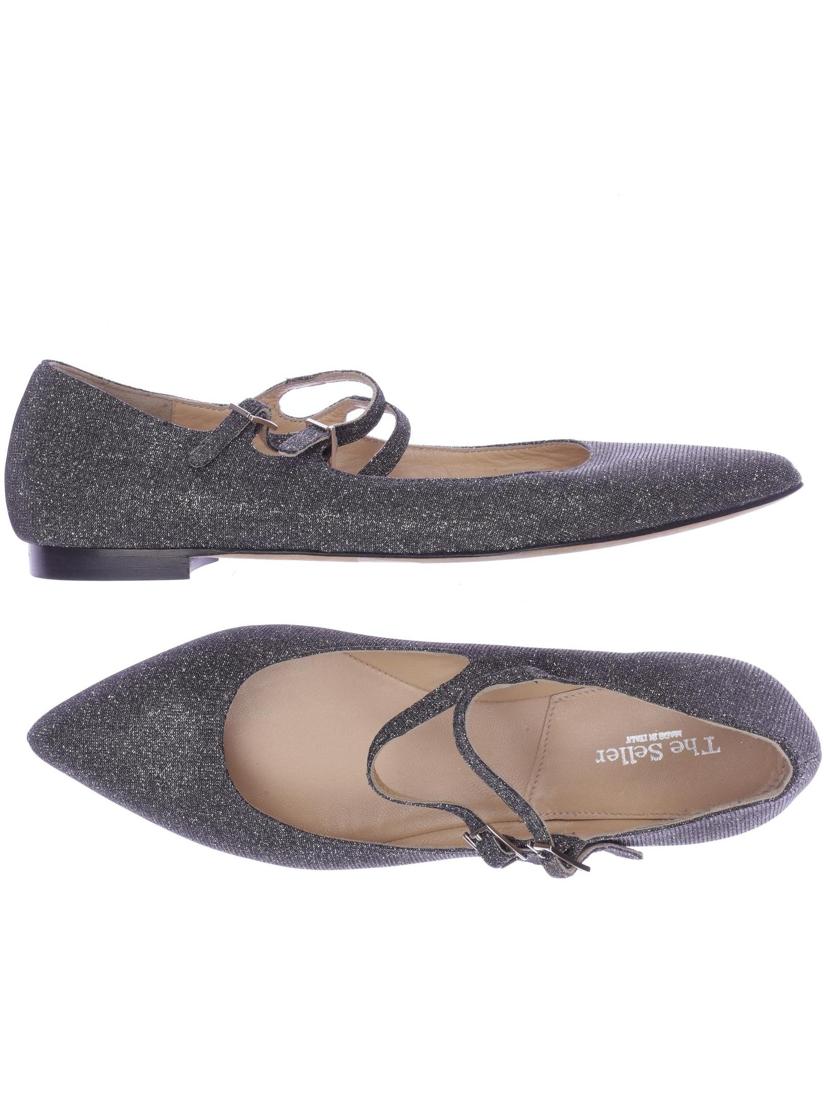 Thumbnail - The Seller Damen Ballerinas, grau, Gr. 38