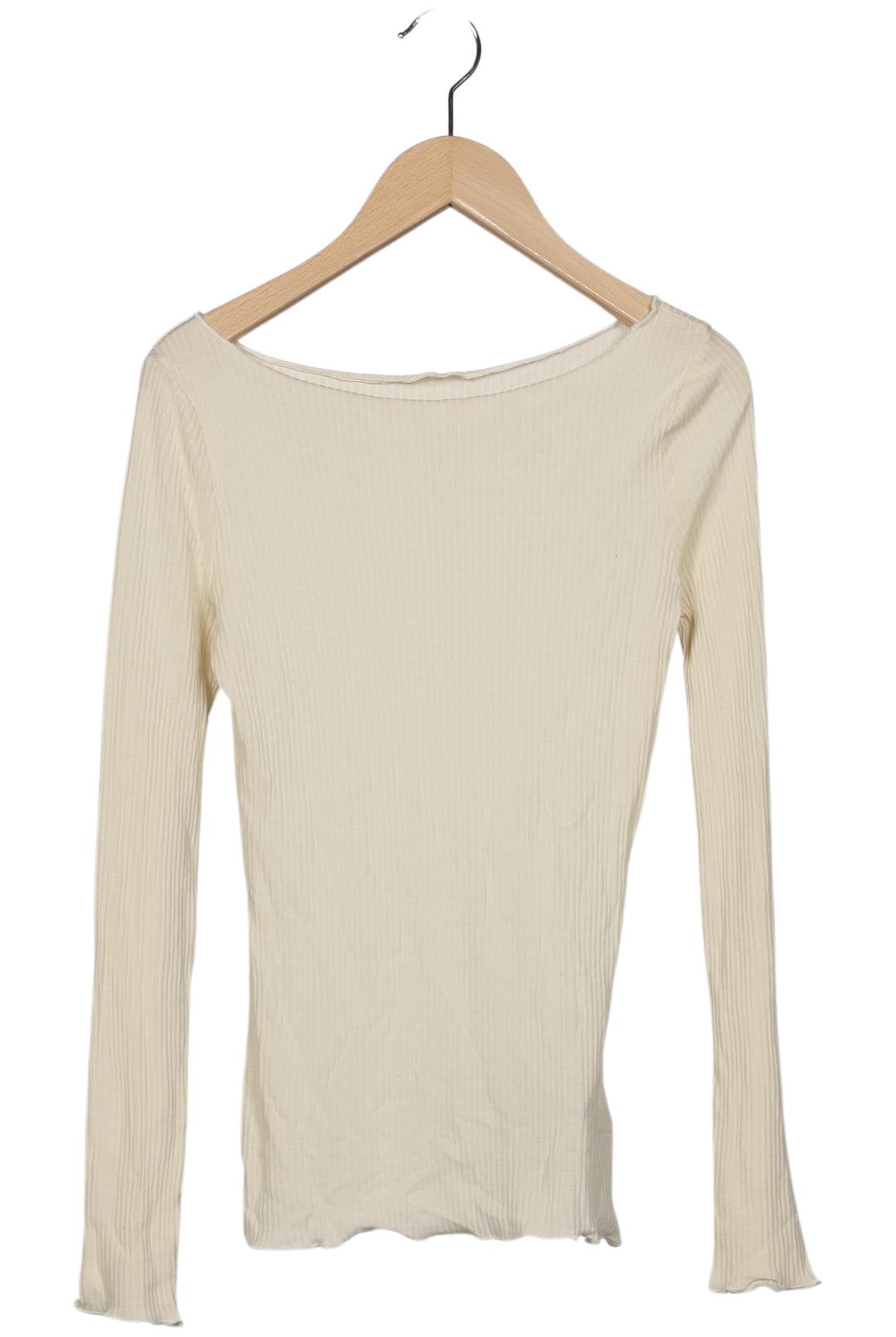 

The Slow Label Damen Langarmshirt, cremeweiß, Gr. 36