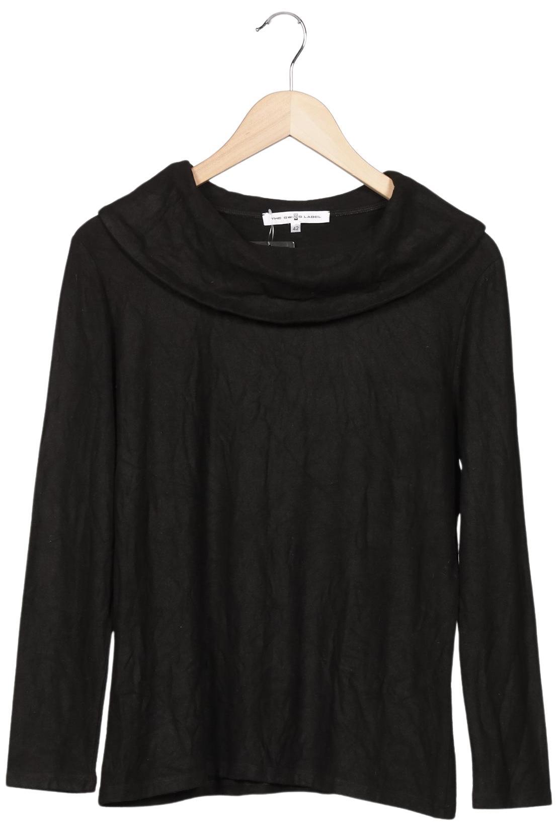 

THE Swiss Label Damen Langarmshirt, schwarz, Gr. 42