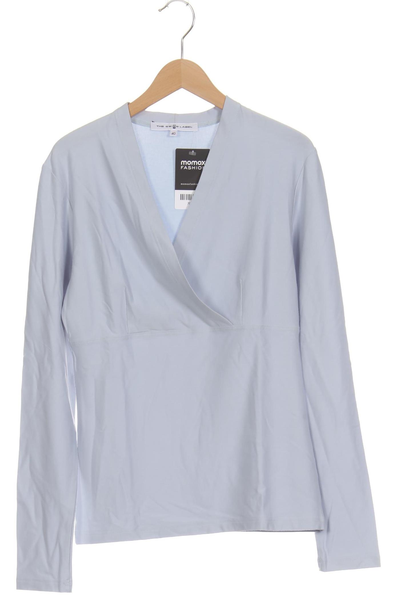 

THE Swiss Label Damen Langarmshirt, blau, Gr. 40