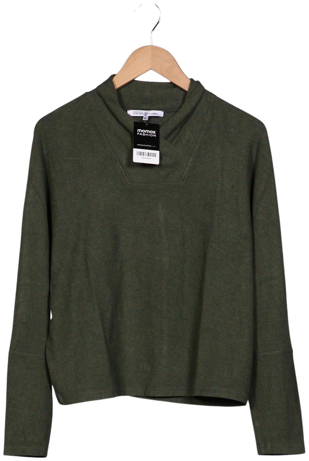 

THE Swiss Label Damen Langarmshirt, grün, Gr. 42