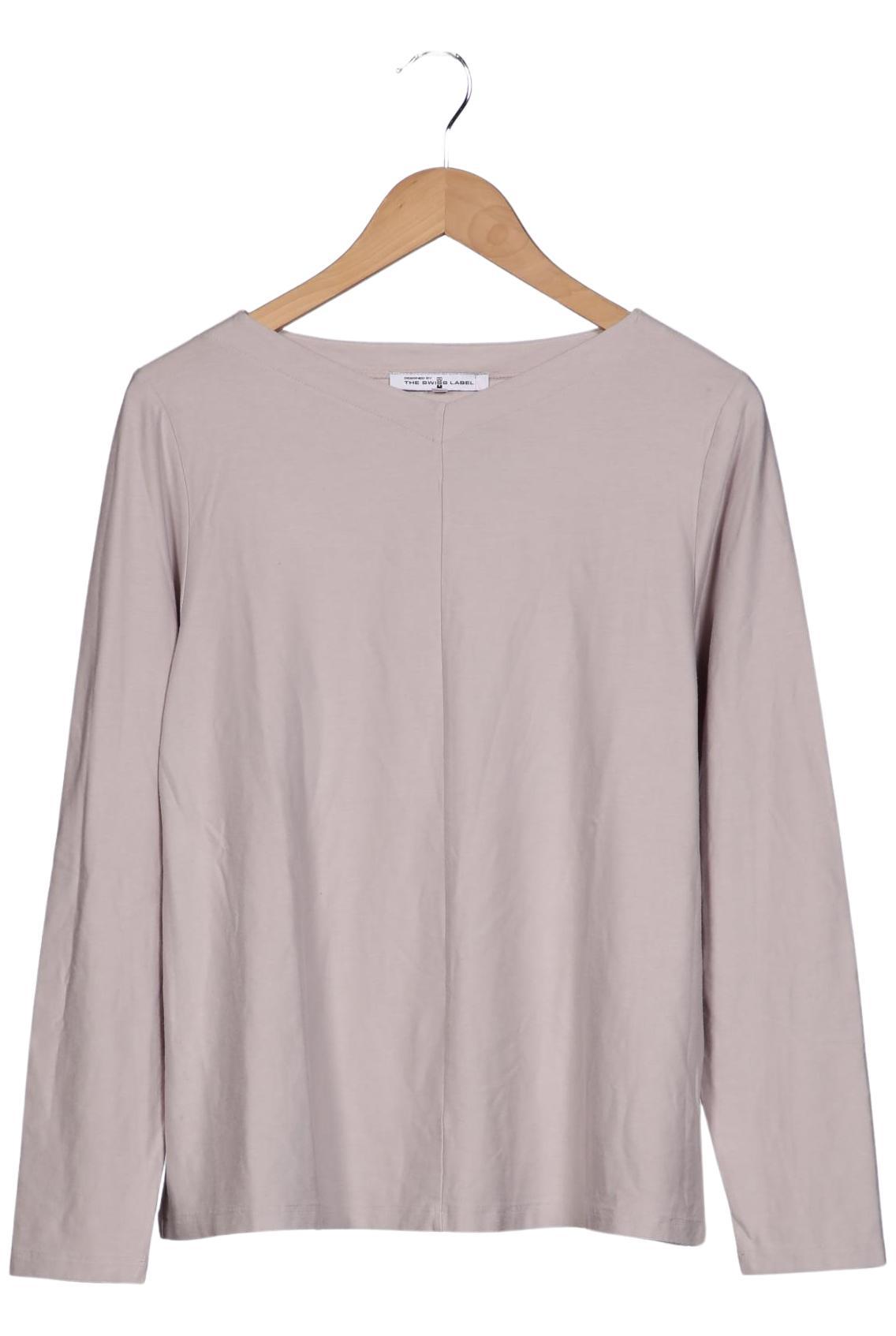

THE Swiss Label Damen Langarmshirt, grau, Gr. 42