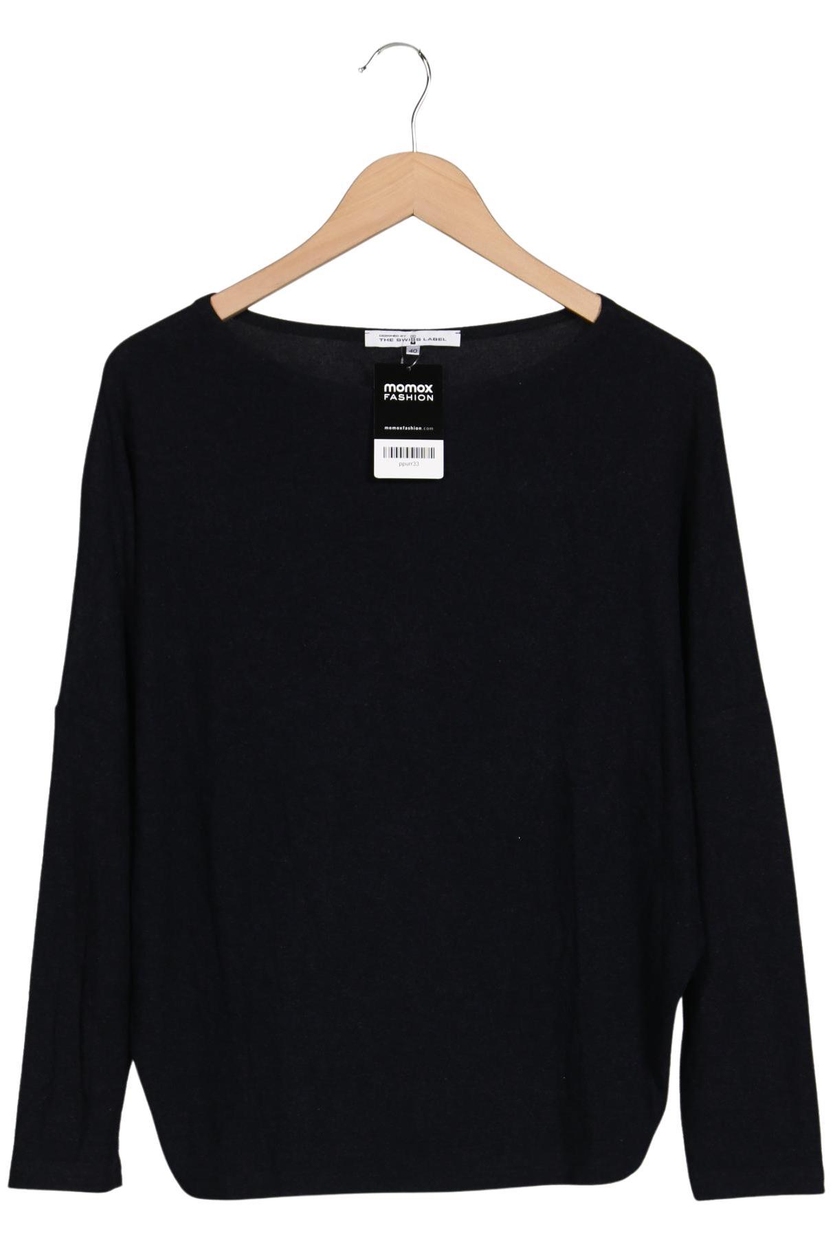 

THE Swiss Label Damen Langarmshirt, schwarz, Gr. 40