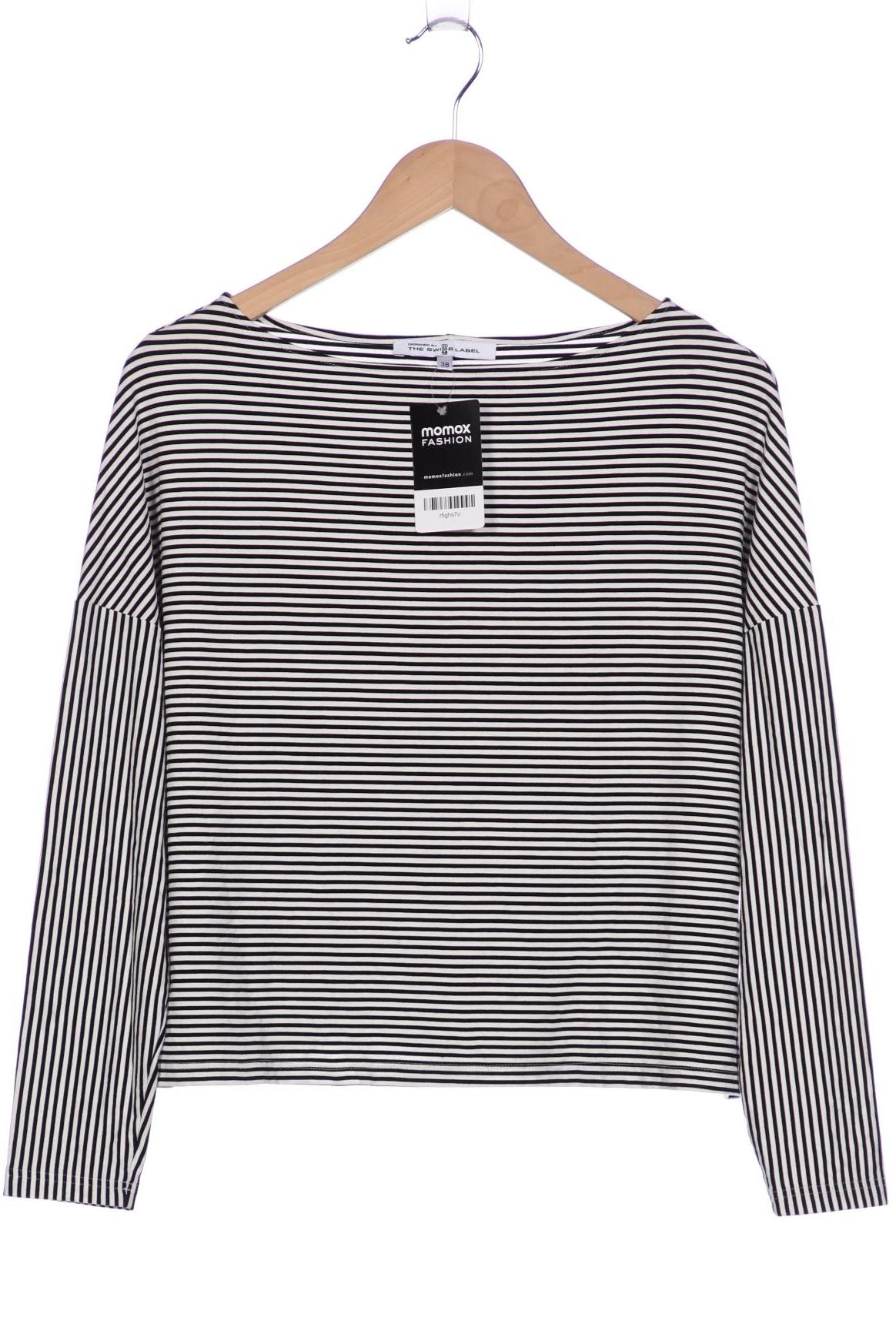 

THE Swiss Label Damen Langarmshirt, schwarz, Gr. 38