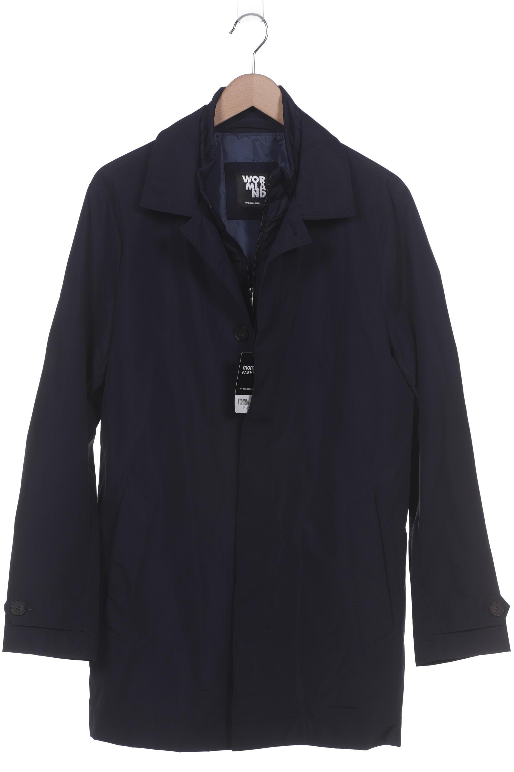 

Theo Wormland Herren Mantel, marineblau, Gr. 50