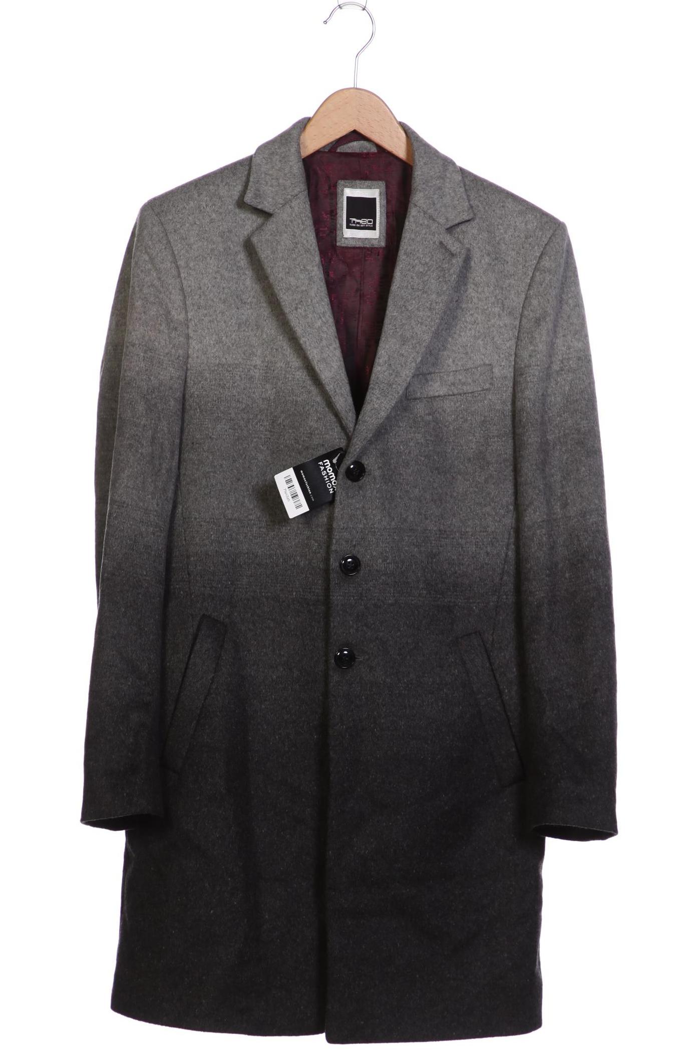 

Theo Wormland Herren Mantel, grau, Gr. 48