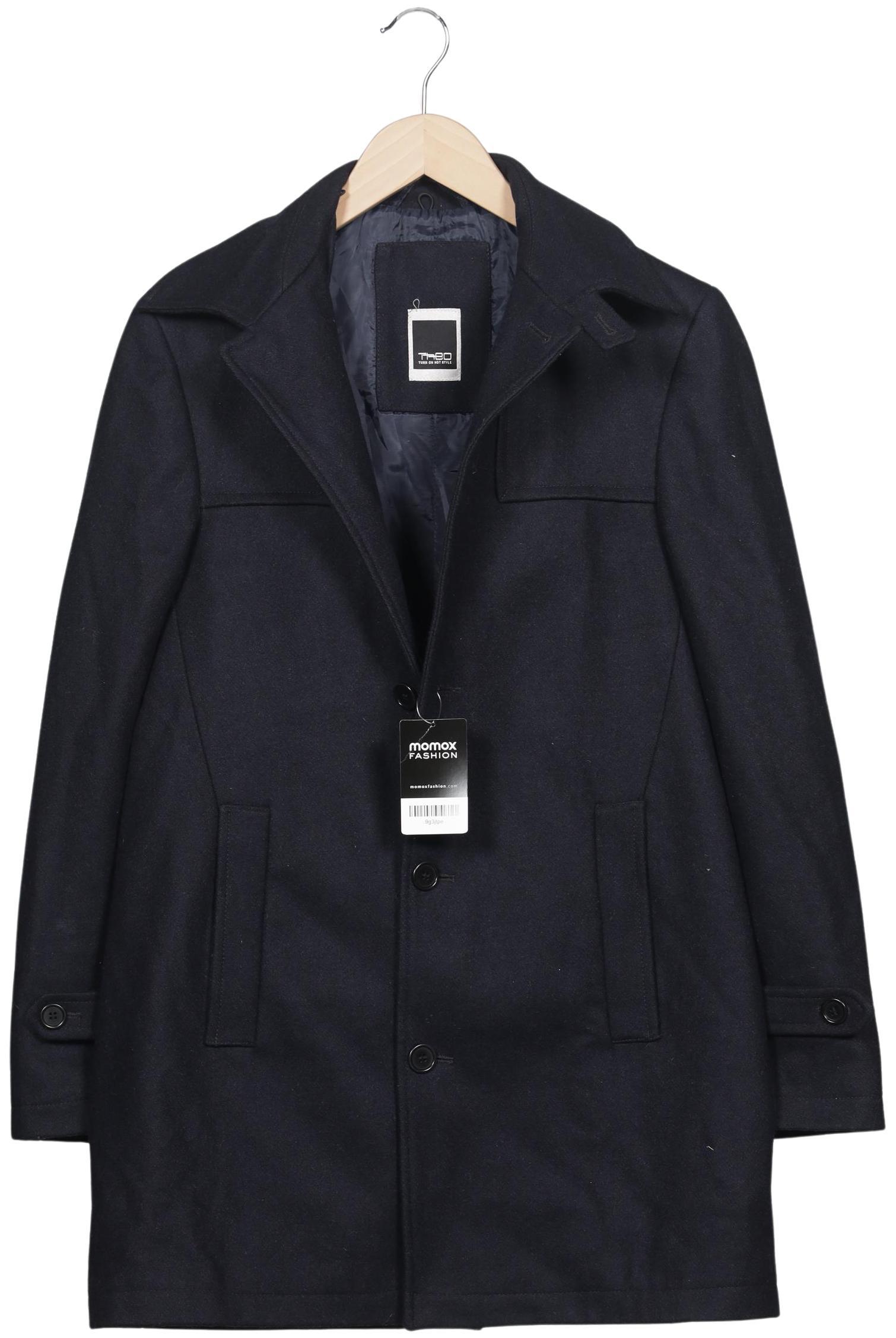 

Theo Wormland Herren Mantel, marineblau, Gr. 48