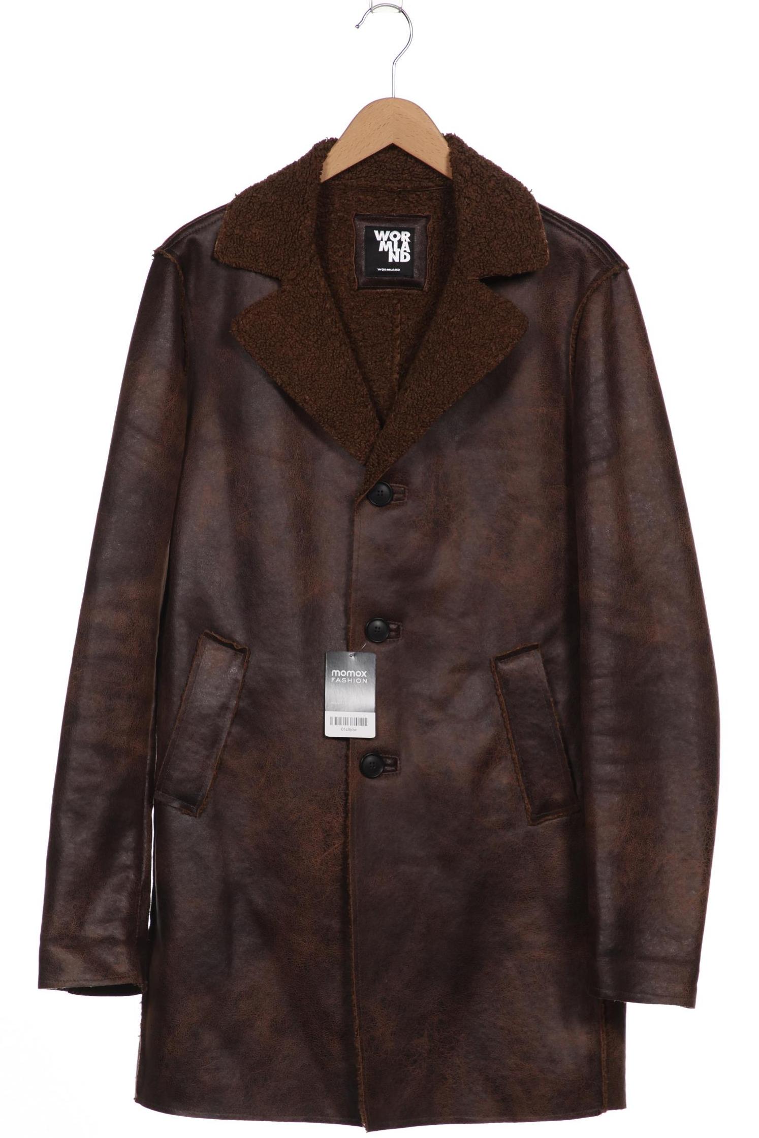 

Theo Wormland Herren Mantel, braun, Gr. 48