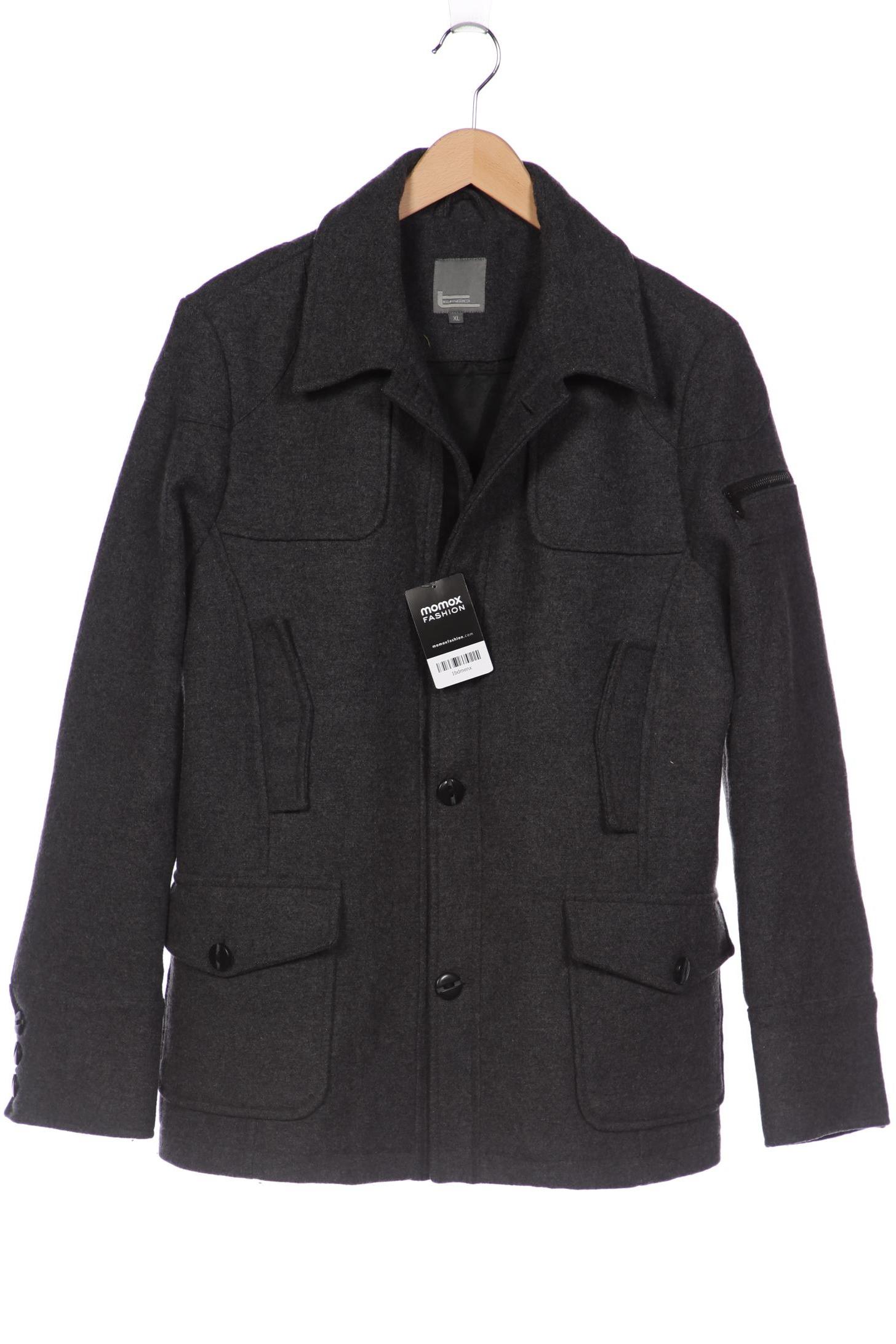 

Theo Wormland Herren Mantel, grau, Gr. 54