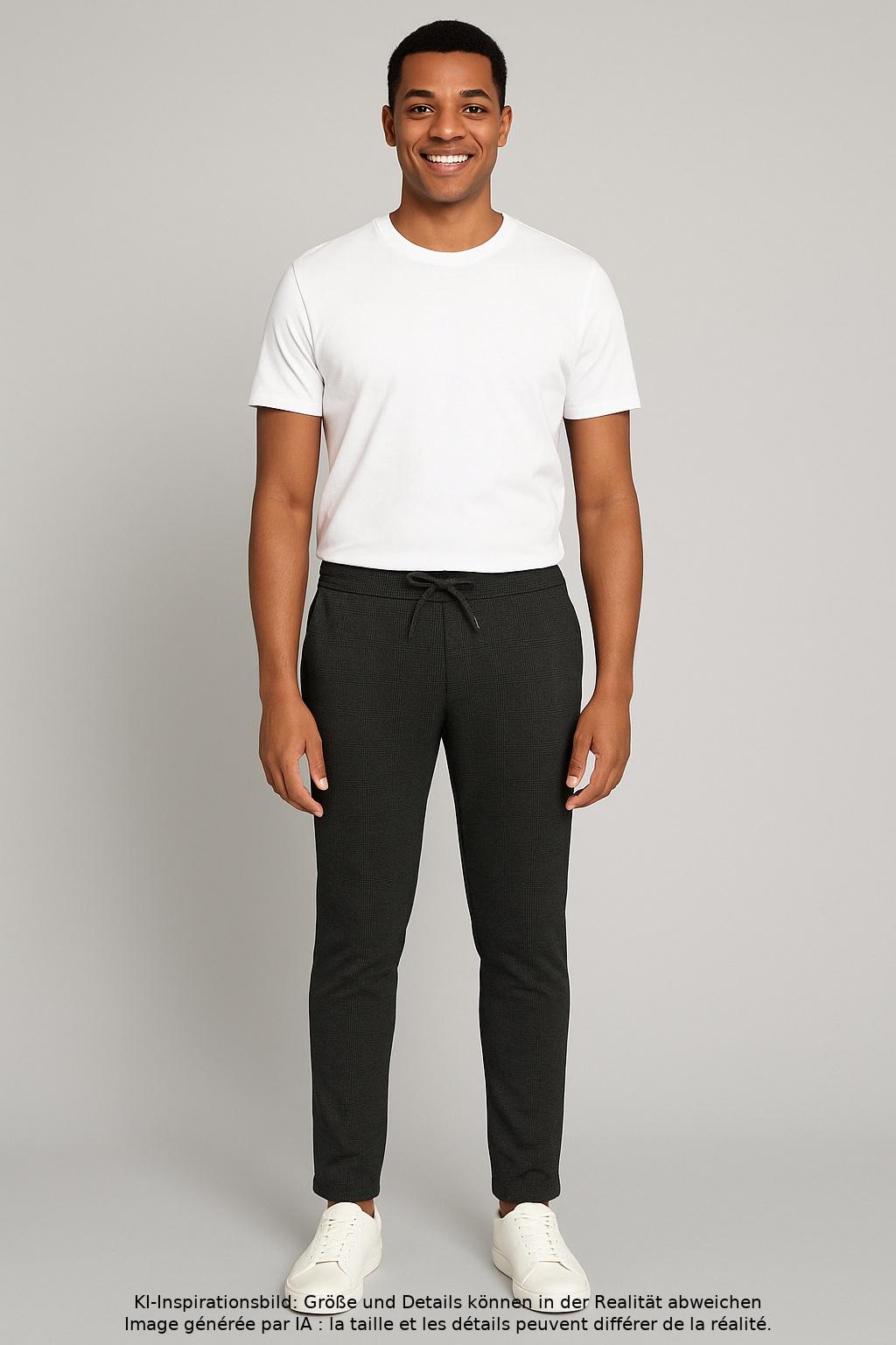 

Theo Wormland Herren Stoffhose, grau, Gr. 52